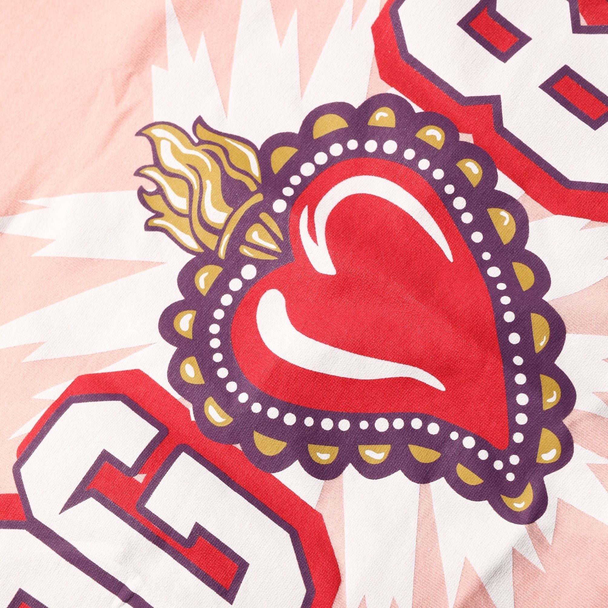 Dolce & Gabbana Pink Graphic Print Cotton Crew Neck T-shirt
