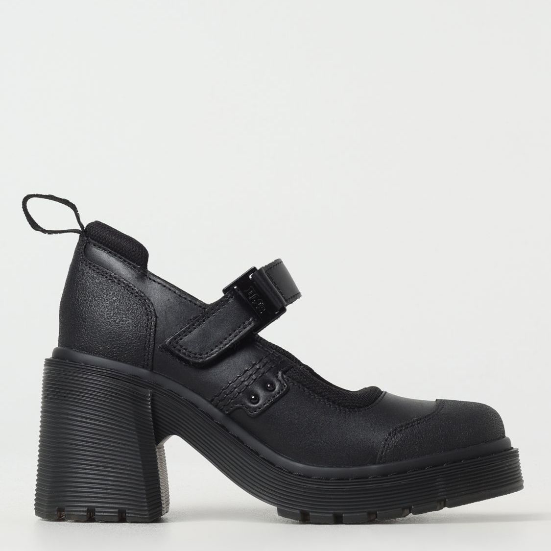Dr. Martens Black Leather Platform Pumps