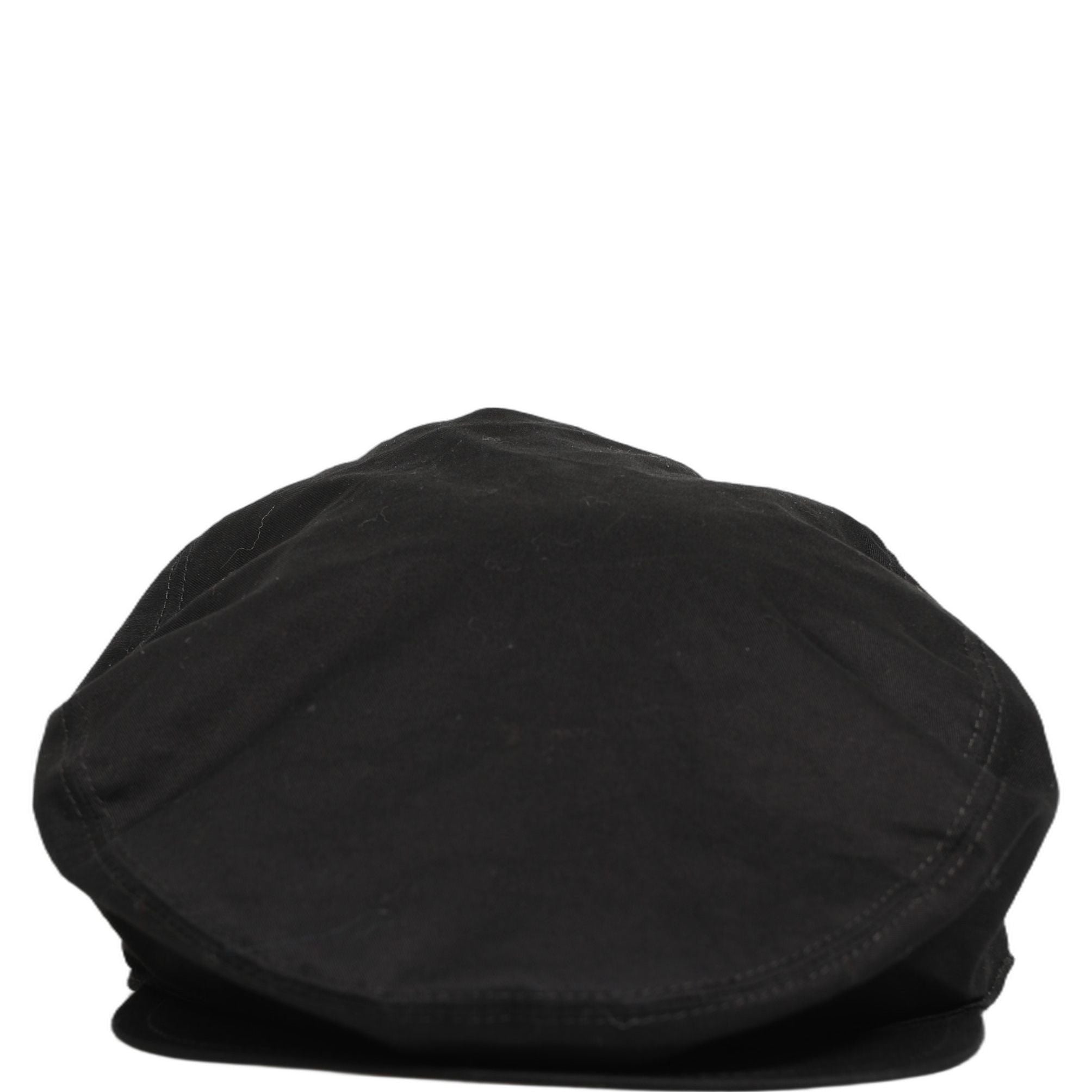 Dolce & Gabbana Men Black Cotton Stretch Newsboy Cloth Capello Hat