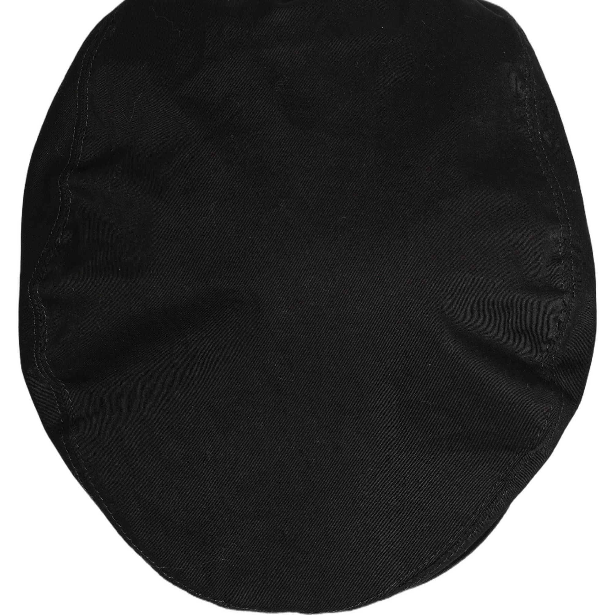 Dolce & Gabbana Men Black Cotton Stretch Newsboy Cloth Capello Hat