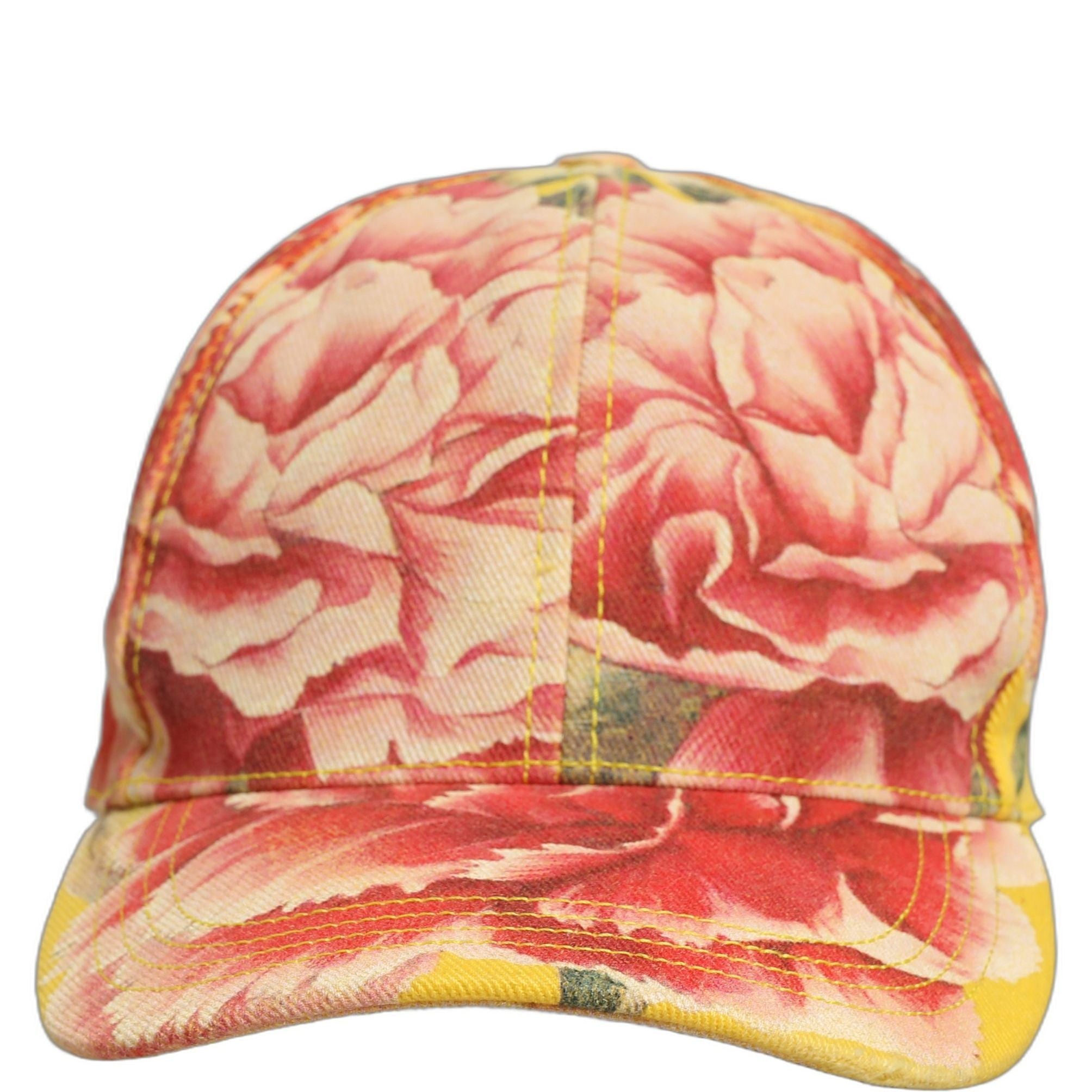 Dolce & Gabbana Men Multicolor Cotton Floral Baseball Capello Hat