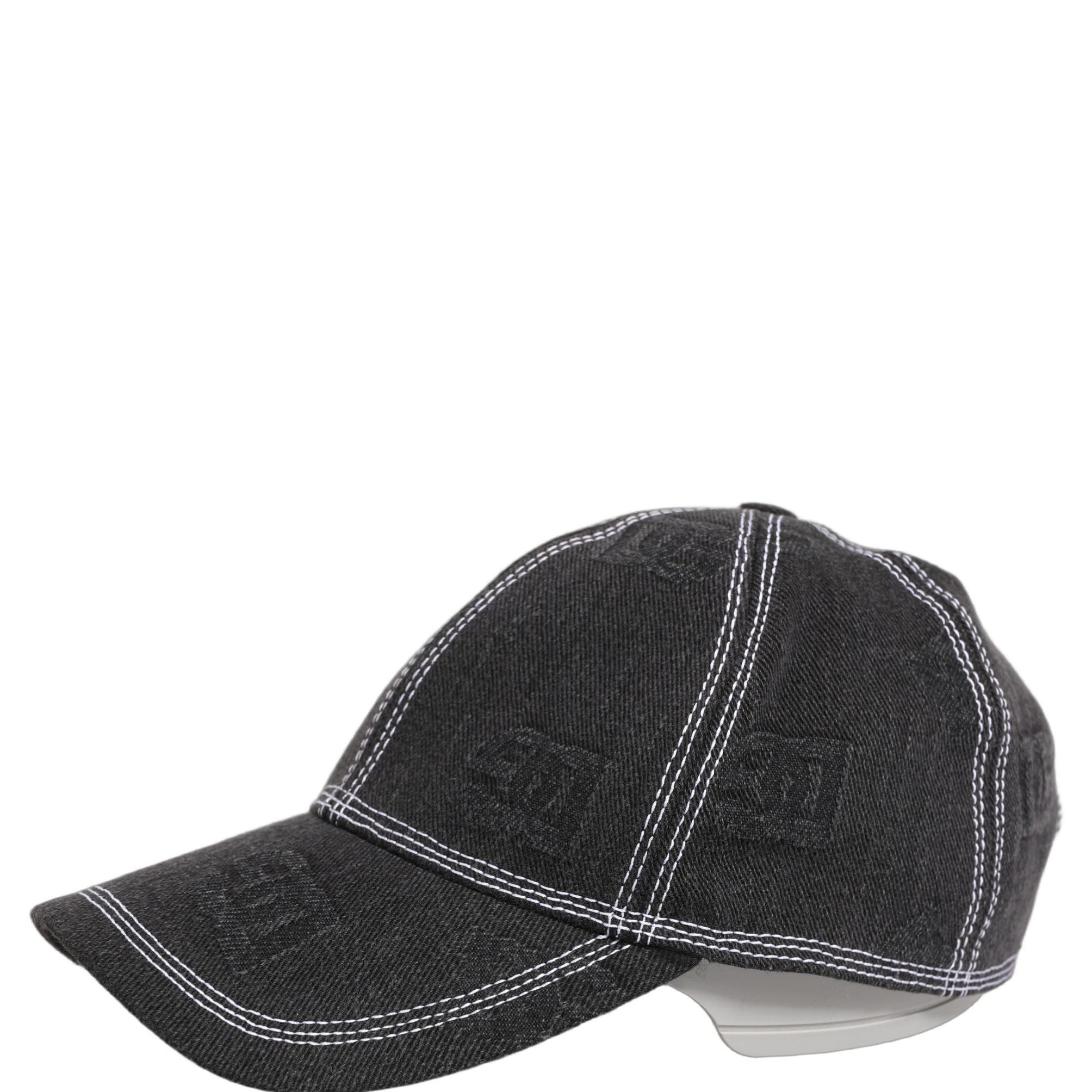 Dolce & Gabbana Men Black Cotton 6 Panel Baseball Capello Hat