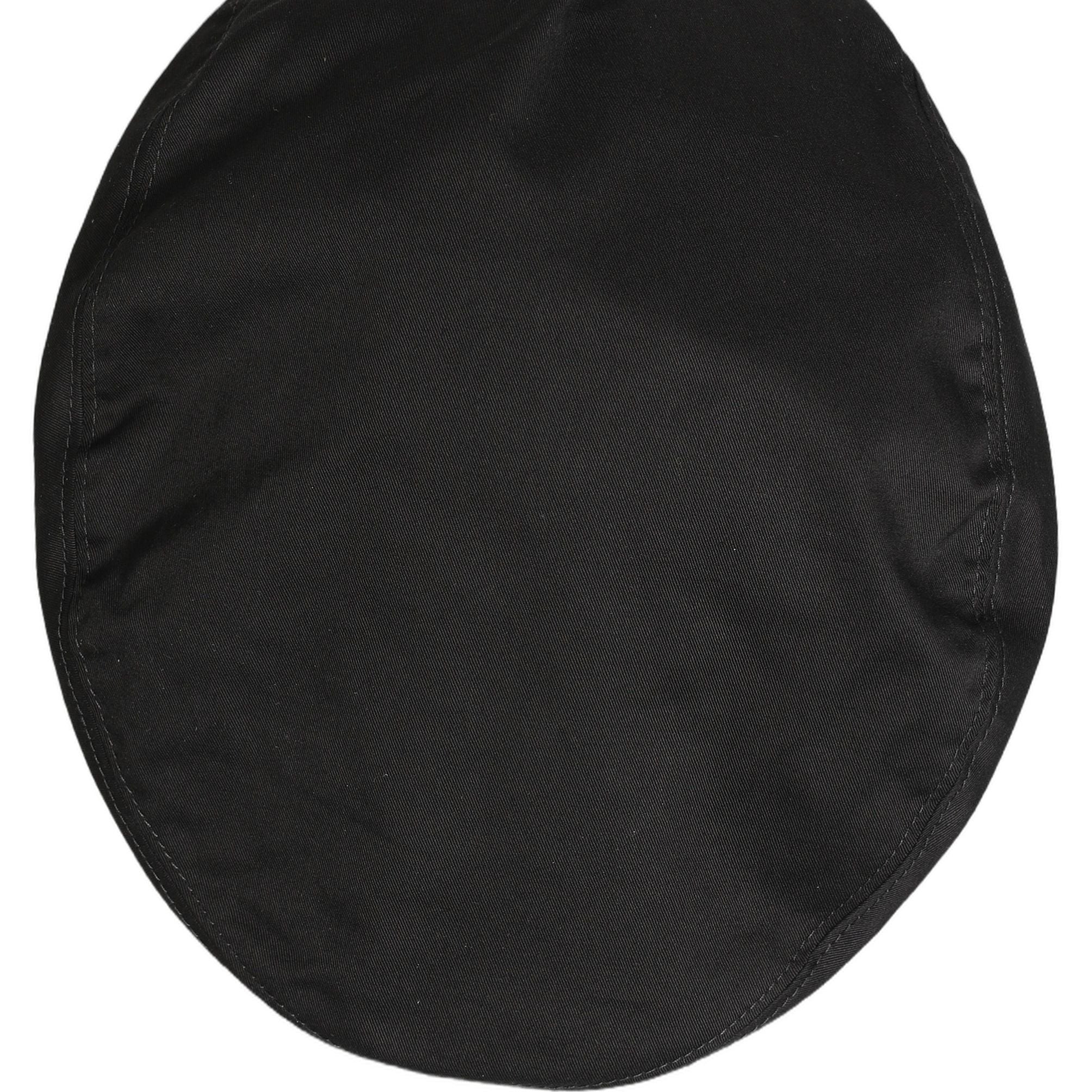 Dolce & Gabbana Men Black Cotton Stretch Newsboy Cloth Capello Hat