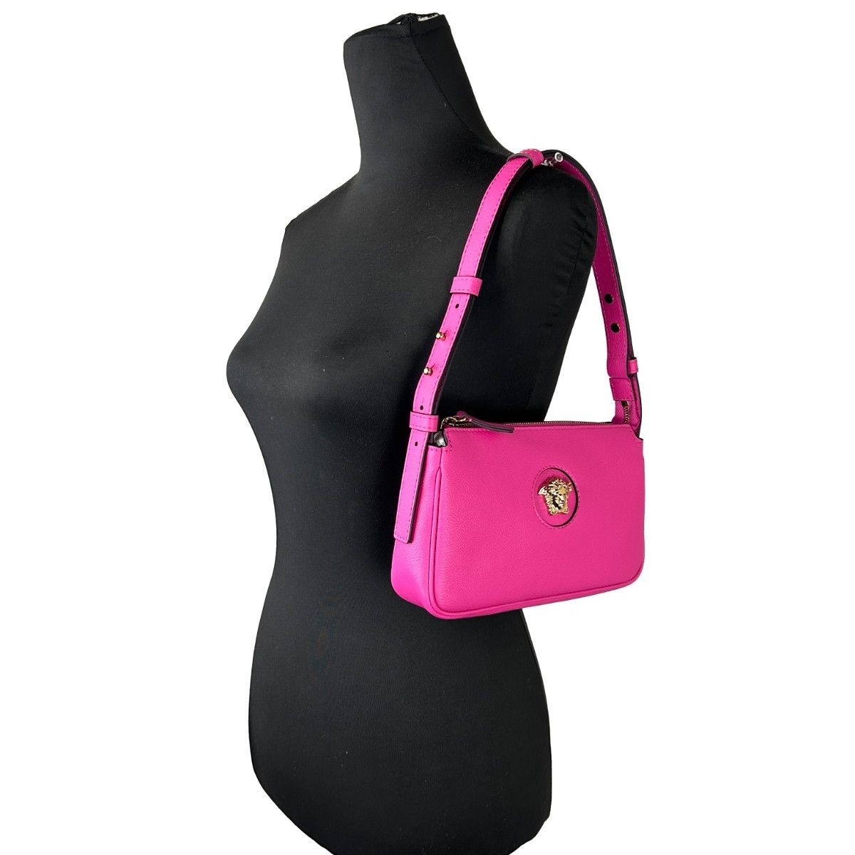 Versace La Medusa Vitello Shoulder Bag Purse