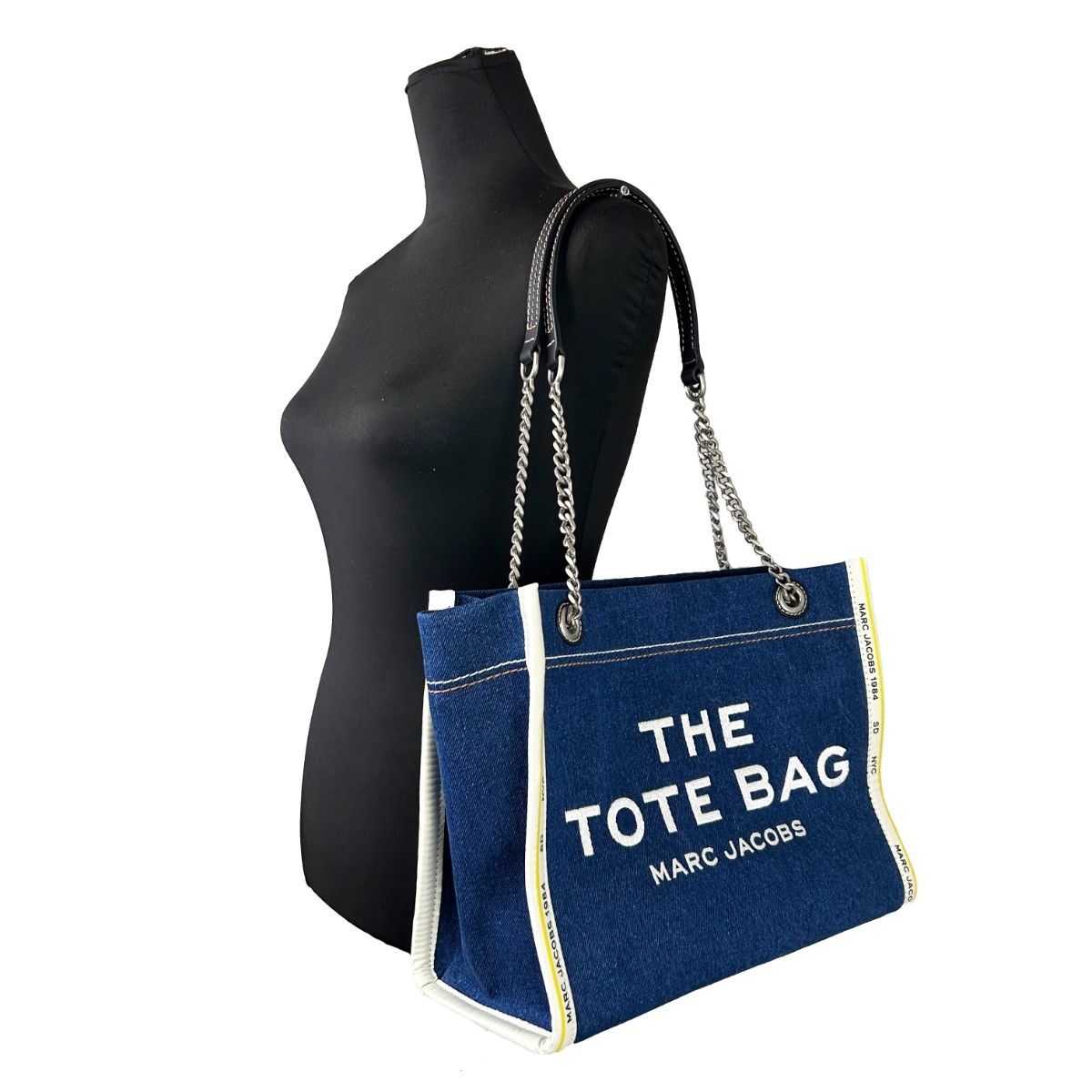 Marc Jacobs Denim Chain Medium The Tote Bag