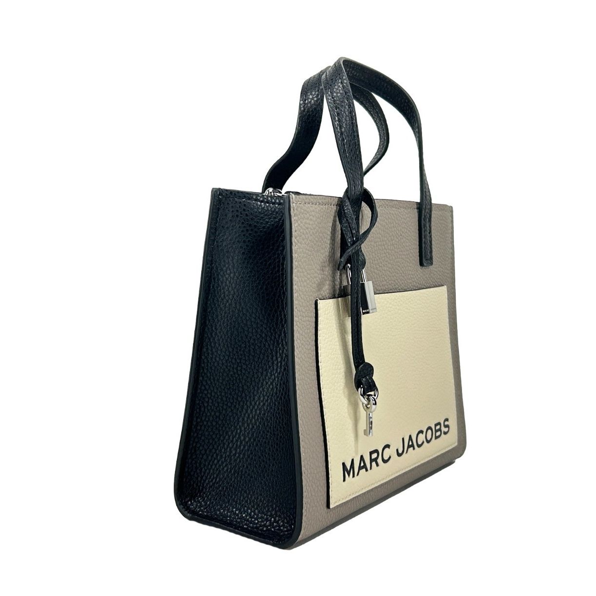 Marc Jacobs Grind Mini Leather Tote Crossbody Bag