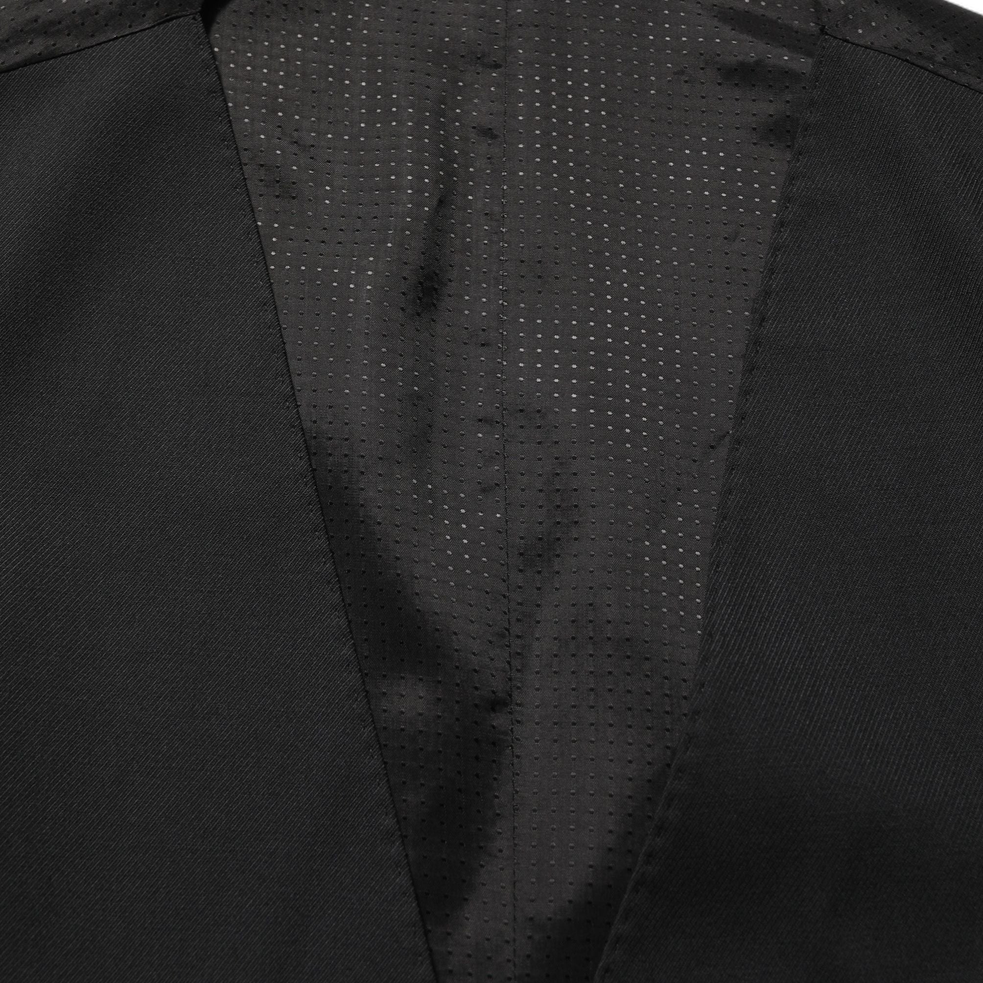 Dolce & Gabbana Black Single Breasted Men Waistcoat Vest