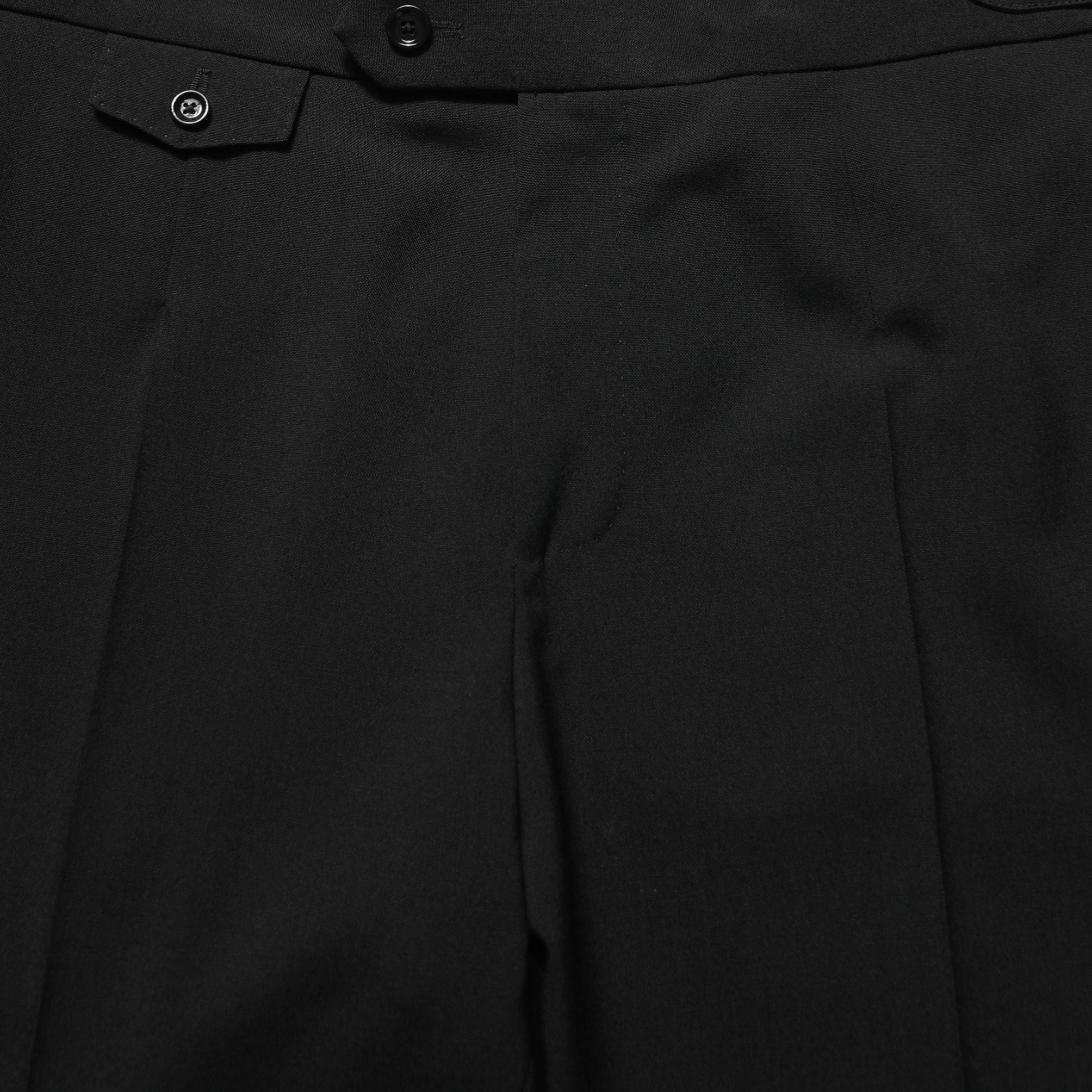 Dolce & Gabbana Black Tapered Leg Men Dress Trouser Pants