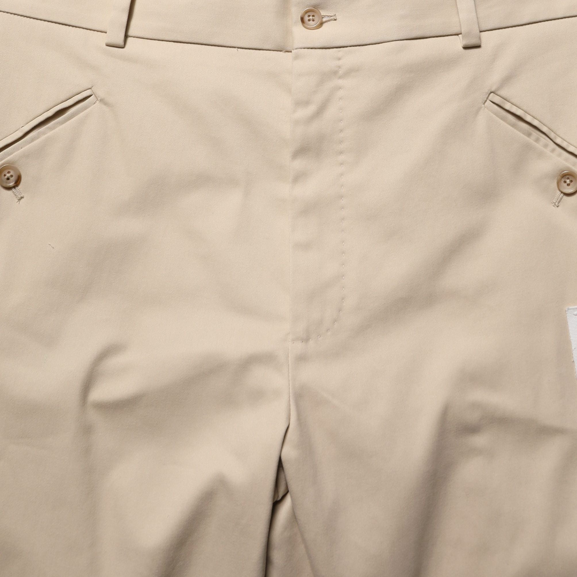 Dolce & Gabbana Beige Re-Editon Mid Waist Tapered Men Pants