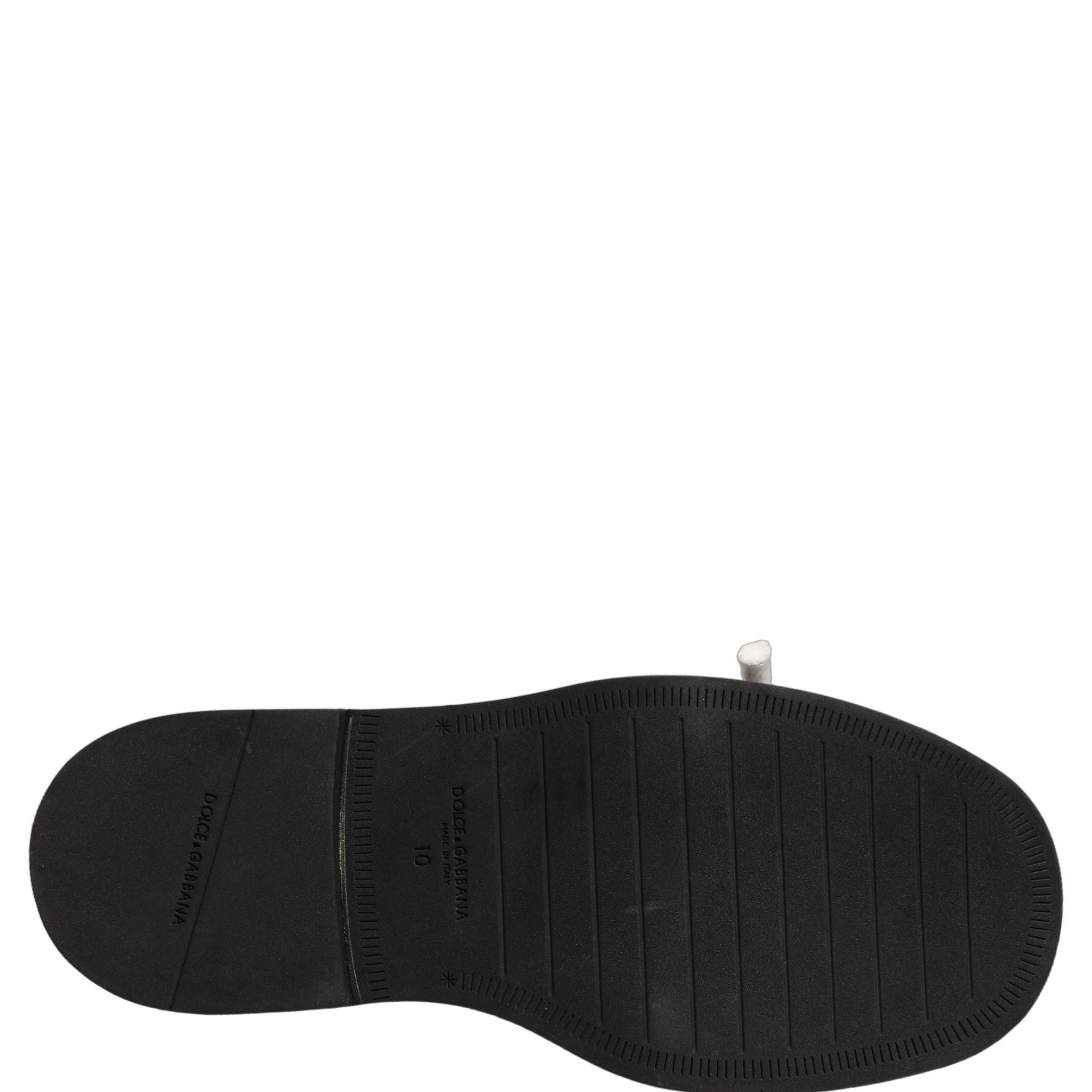 Dolce & Gabbana Brown Leather Slip On Flat Sandals Men Shoes