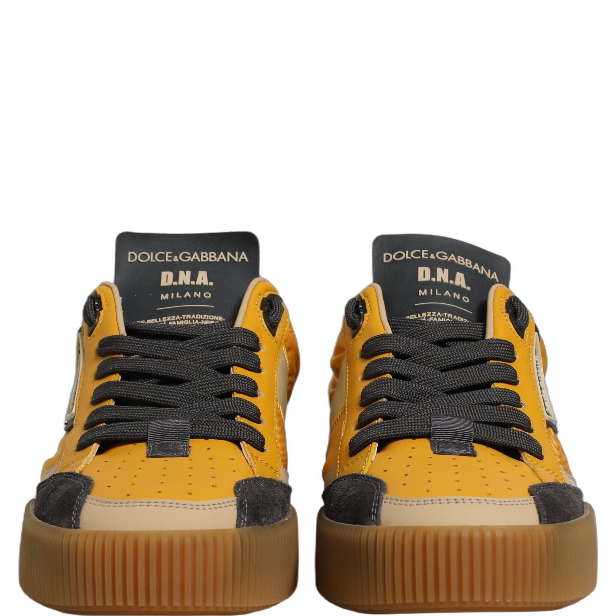 Dolce & Gabbana Multicolor MIAMI Low Top Men Sneakers Shoes