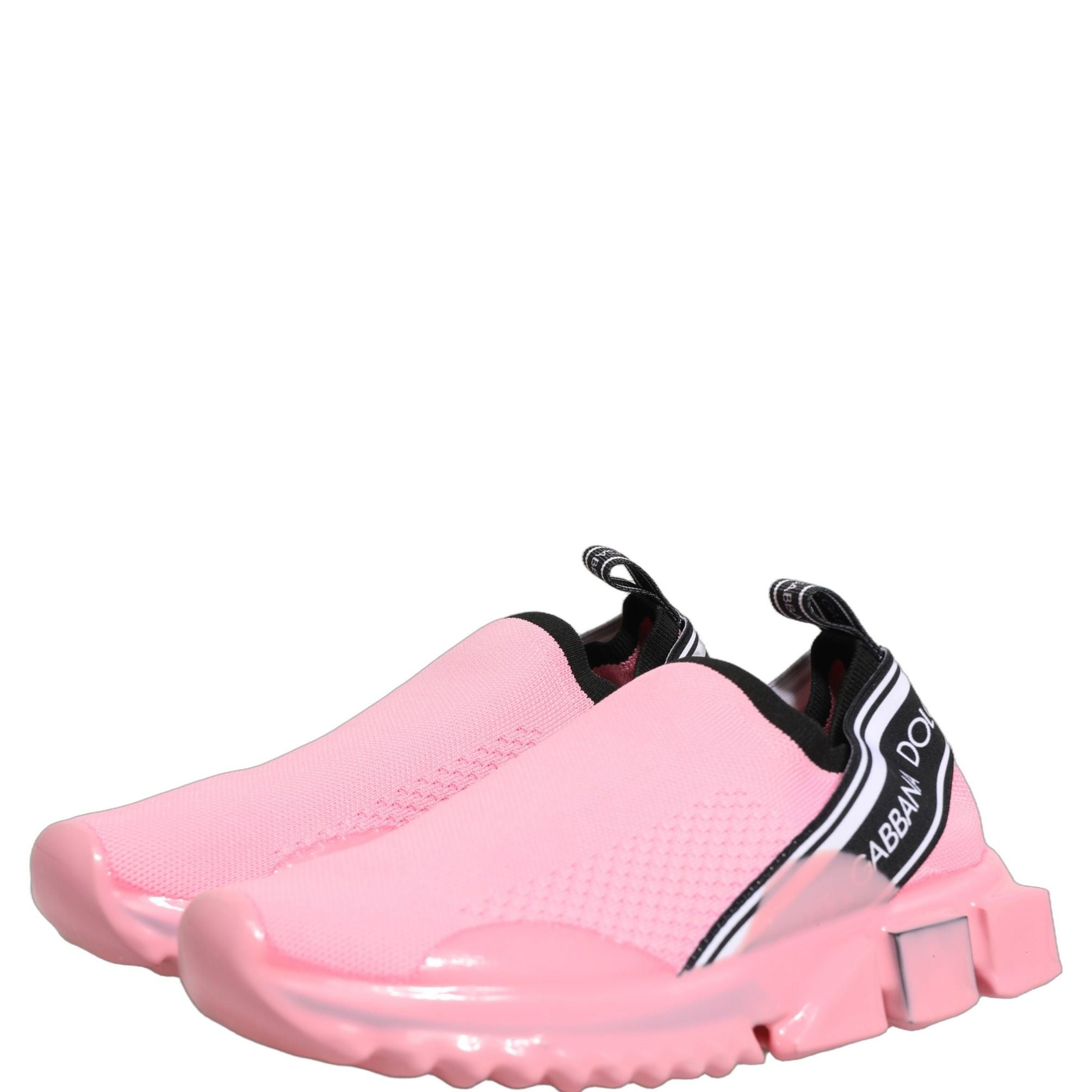 Dolce & Gabbana Pink Slip On Low Top Sorrento Sneakers Shoes