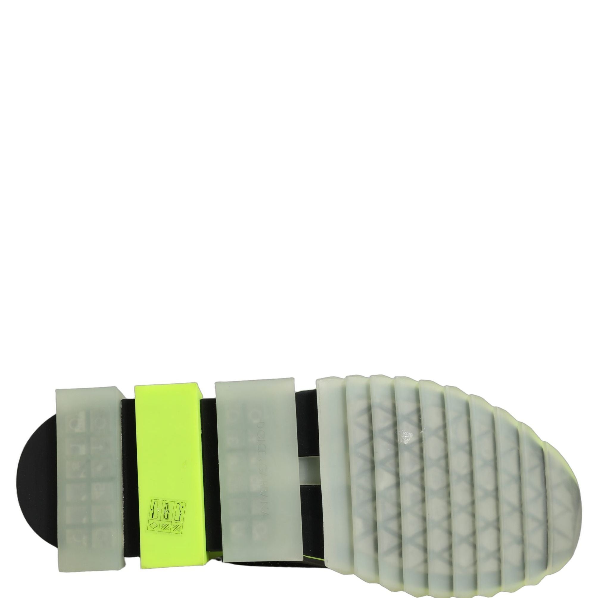 Dolce & Gabbana Black Green Sorrento Low Top Sneakers Shoes