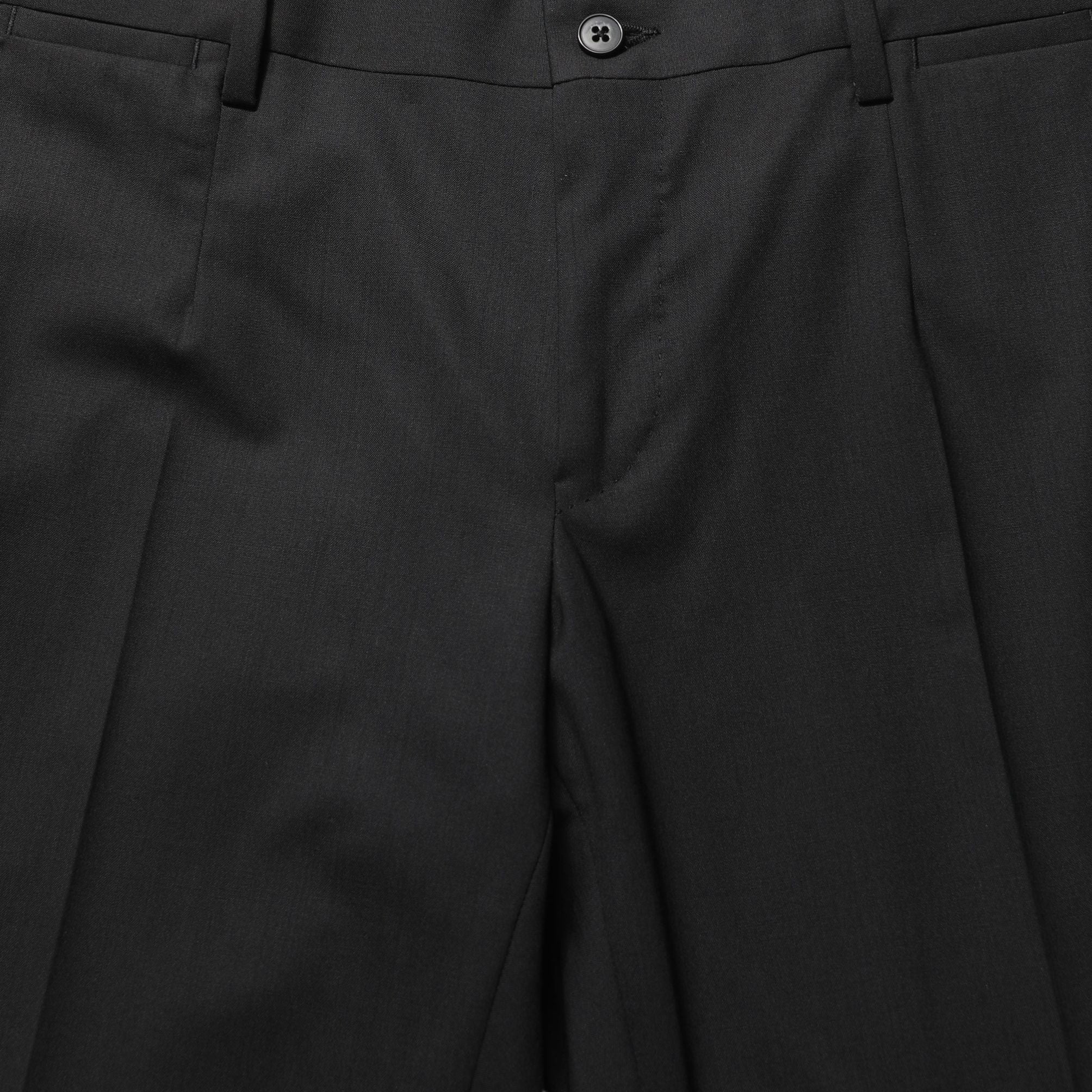 Dolce & Gabbana Black Wool Skinny Leg Dress Men Trouser Pants