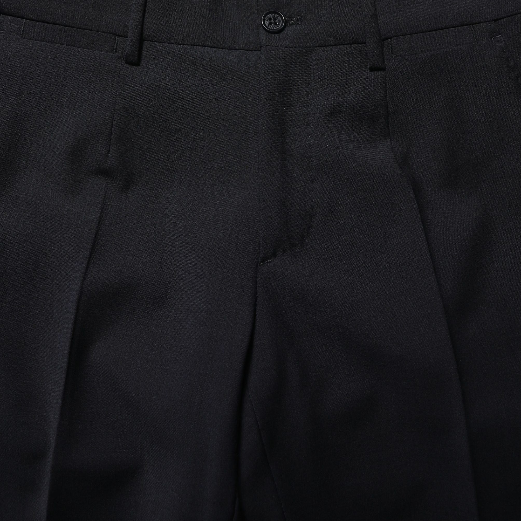 Dolce & Gabbana Black Wool Slim Fit Formal 3 Piece Men Suit