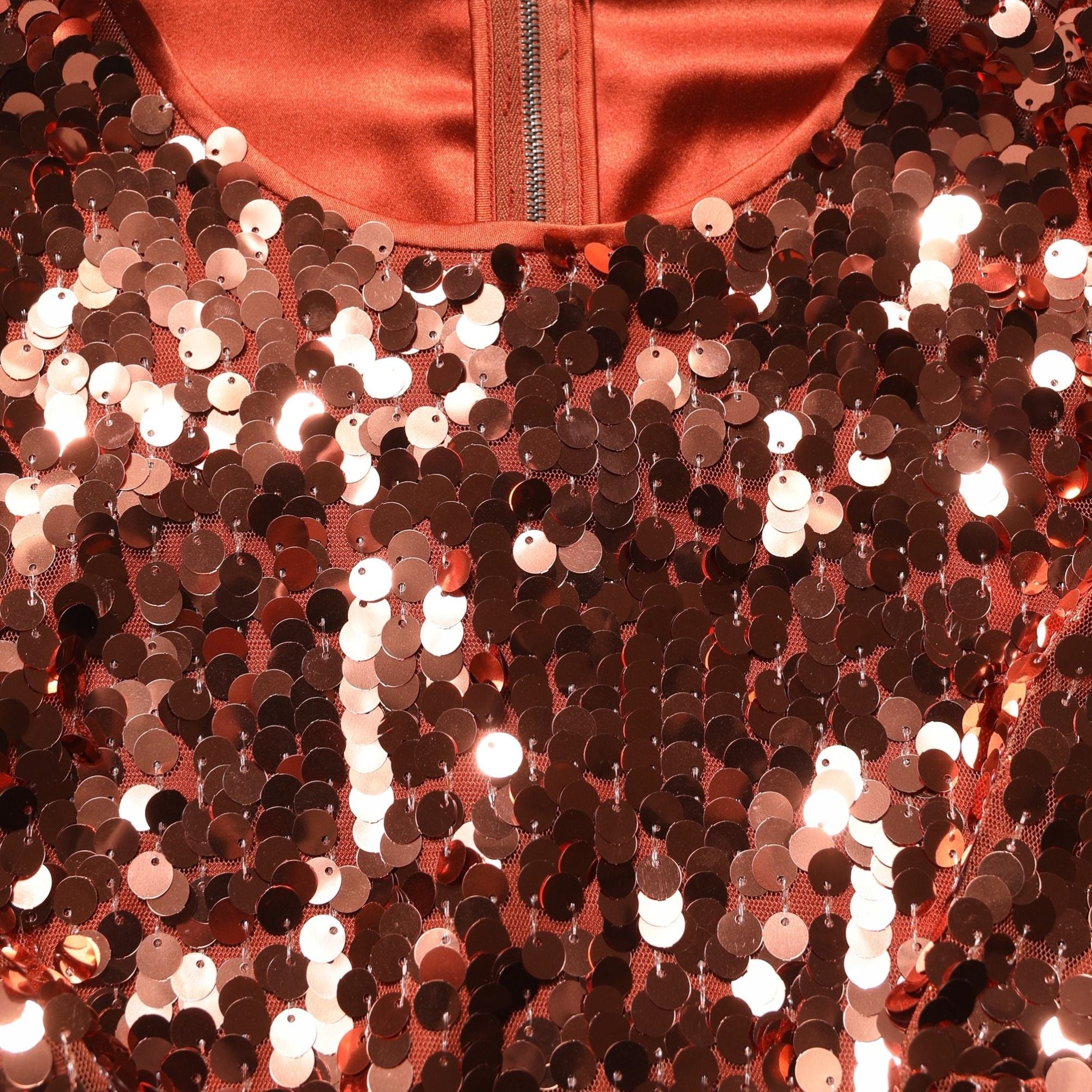 Dolce & Gabbana Red Sequined Long Sleeves Crop Blouse Top