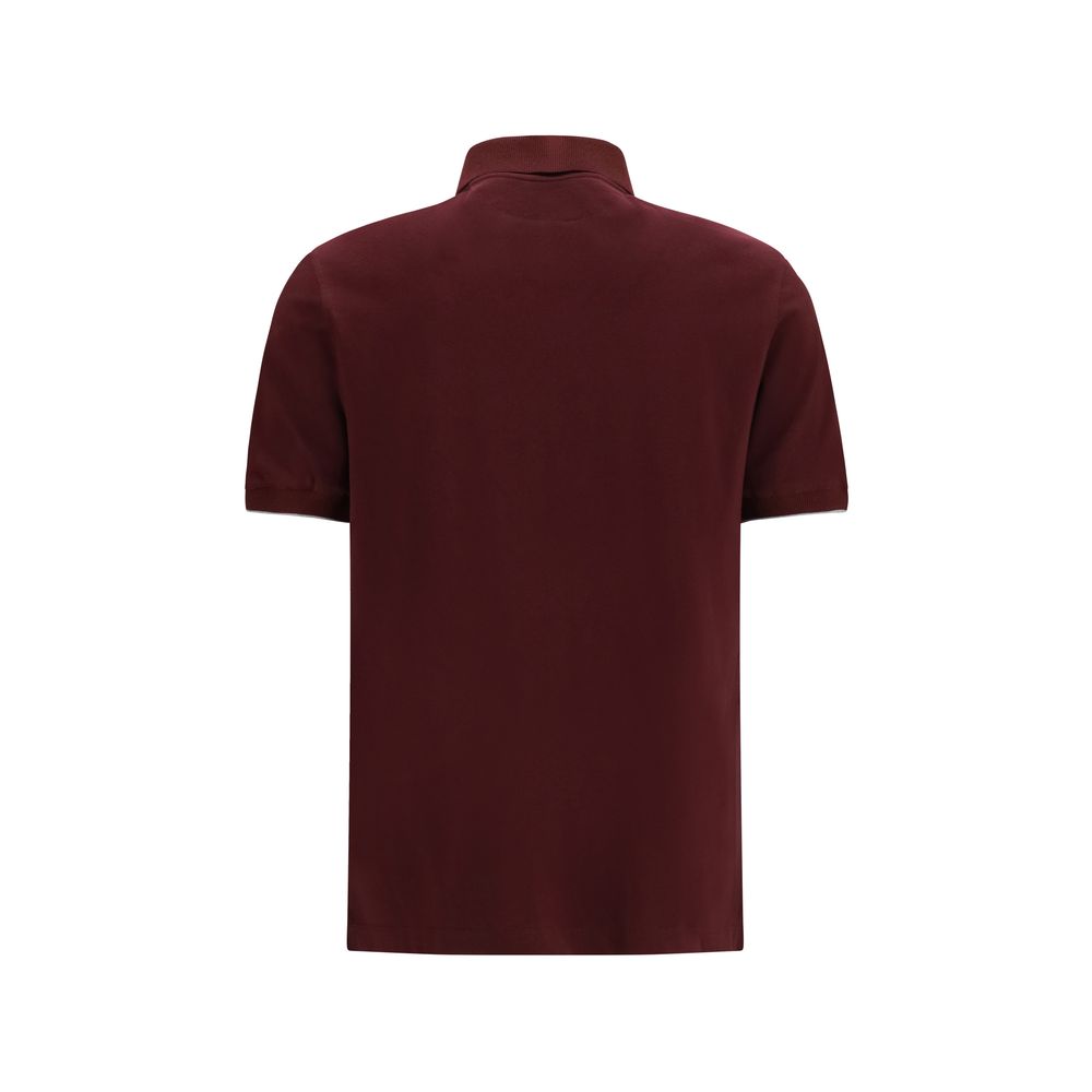 Brunello Cucinelli Bordeaux Cotton Shirt