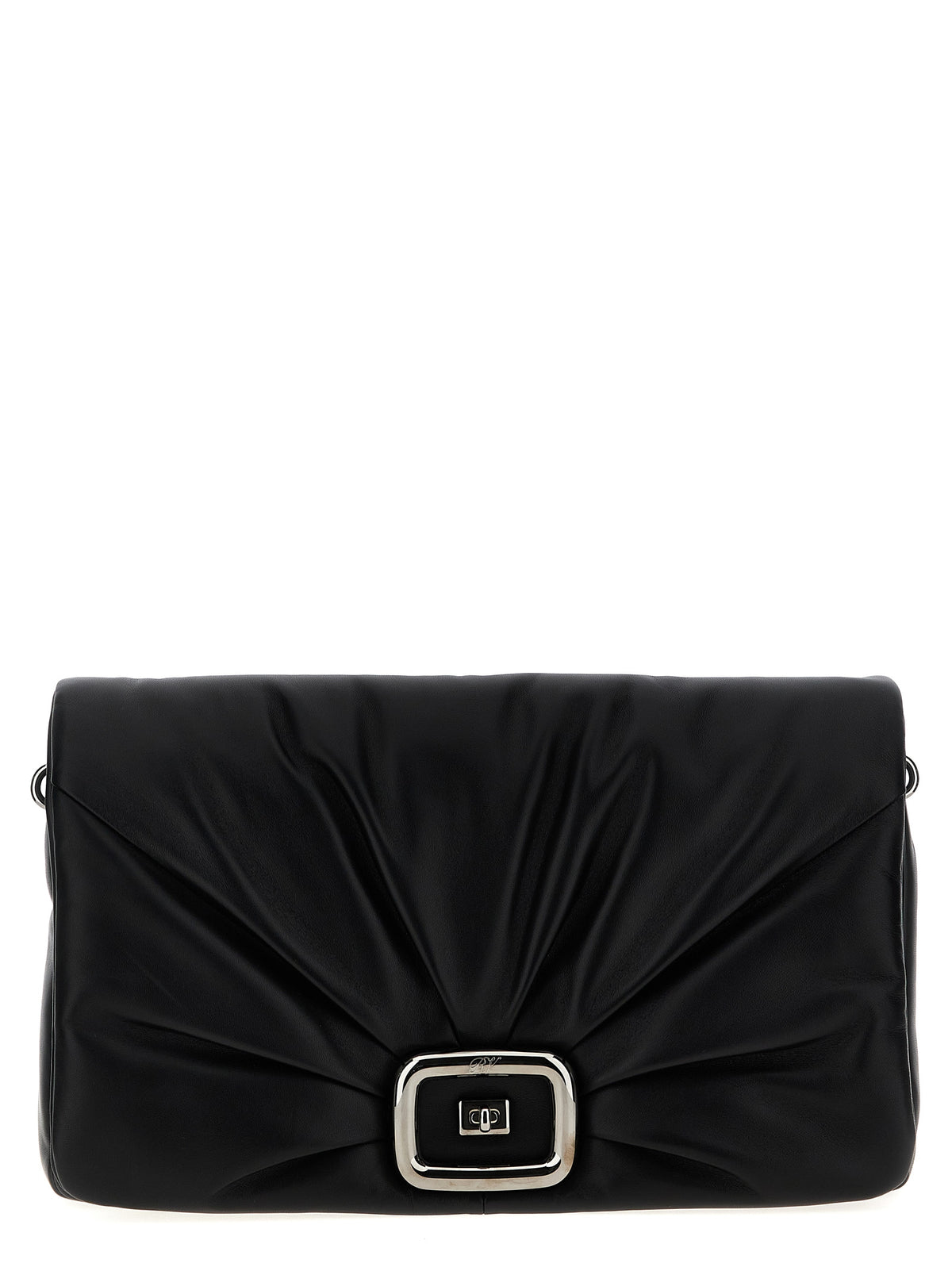 Roger Vivier Black Leather Shoulder Bag