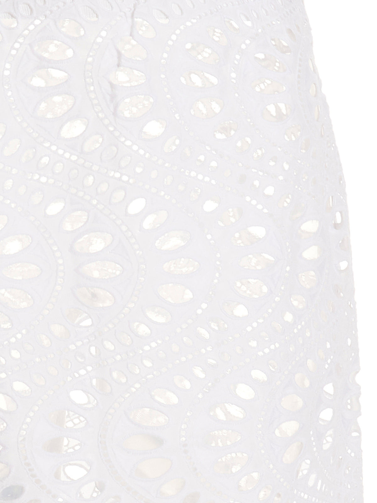 Giambattista Valli White Cotton Mini Skirt