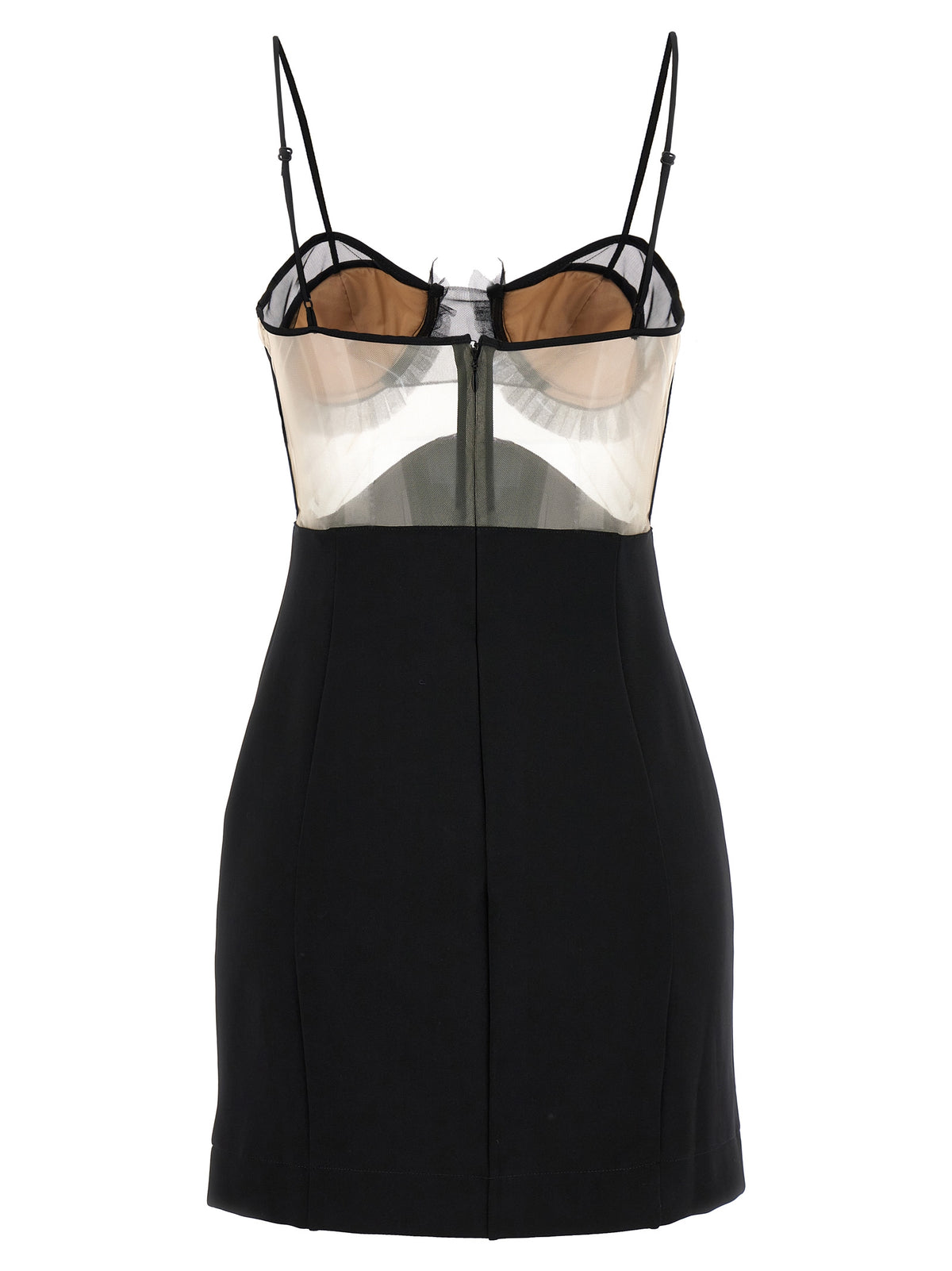 Nensi Dojaka Black Viscose Short Dress