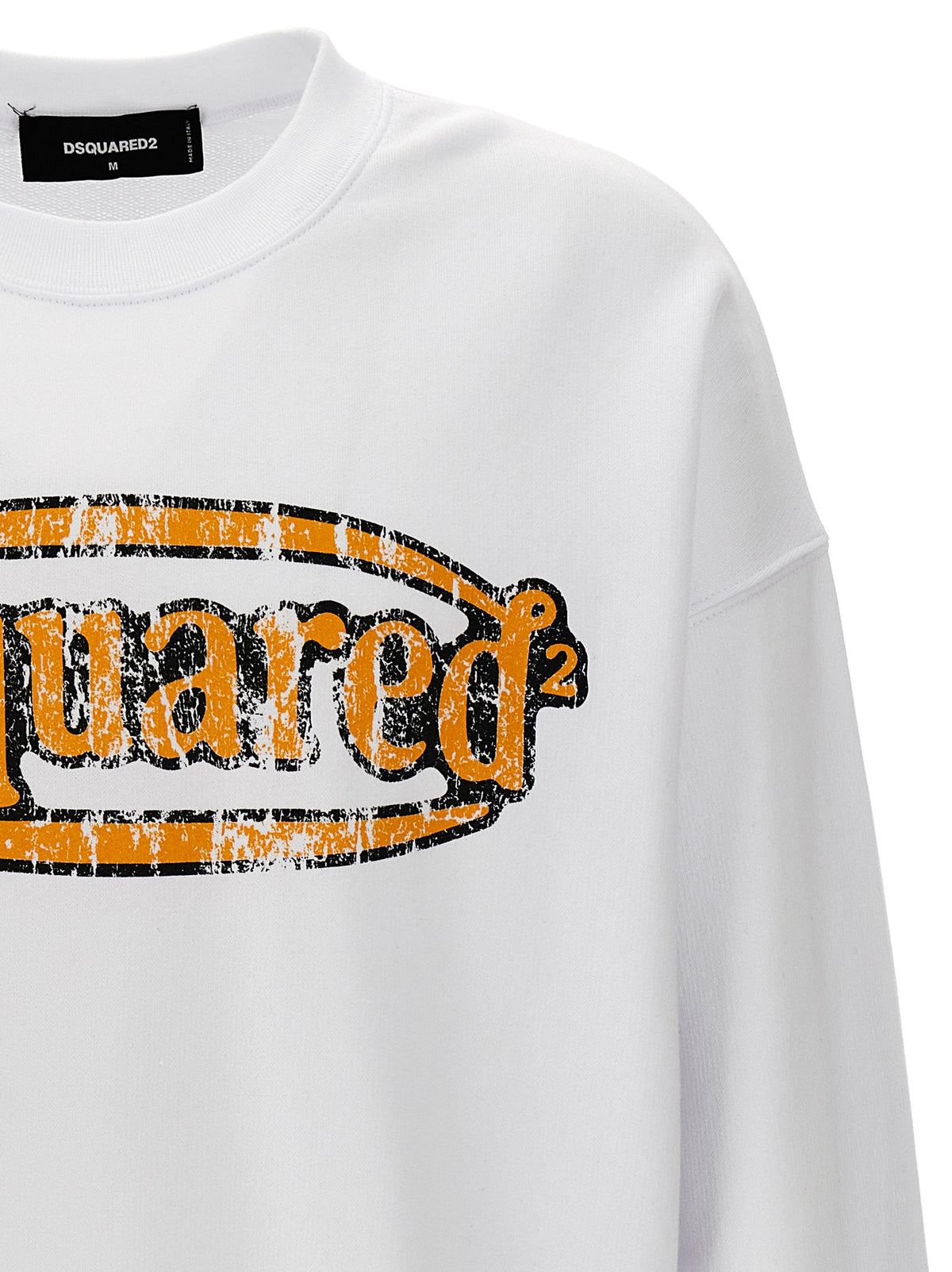 Dsquared² White Cotton Sweatshirt