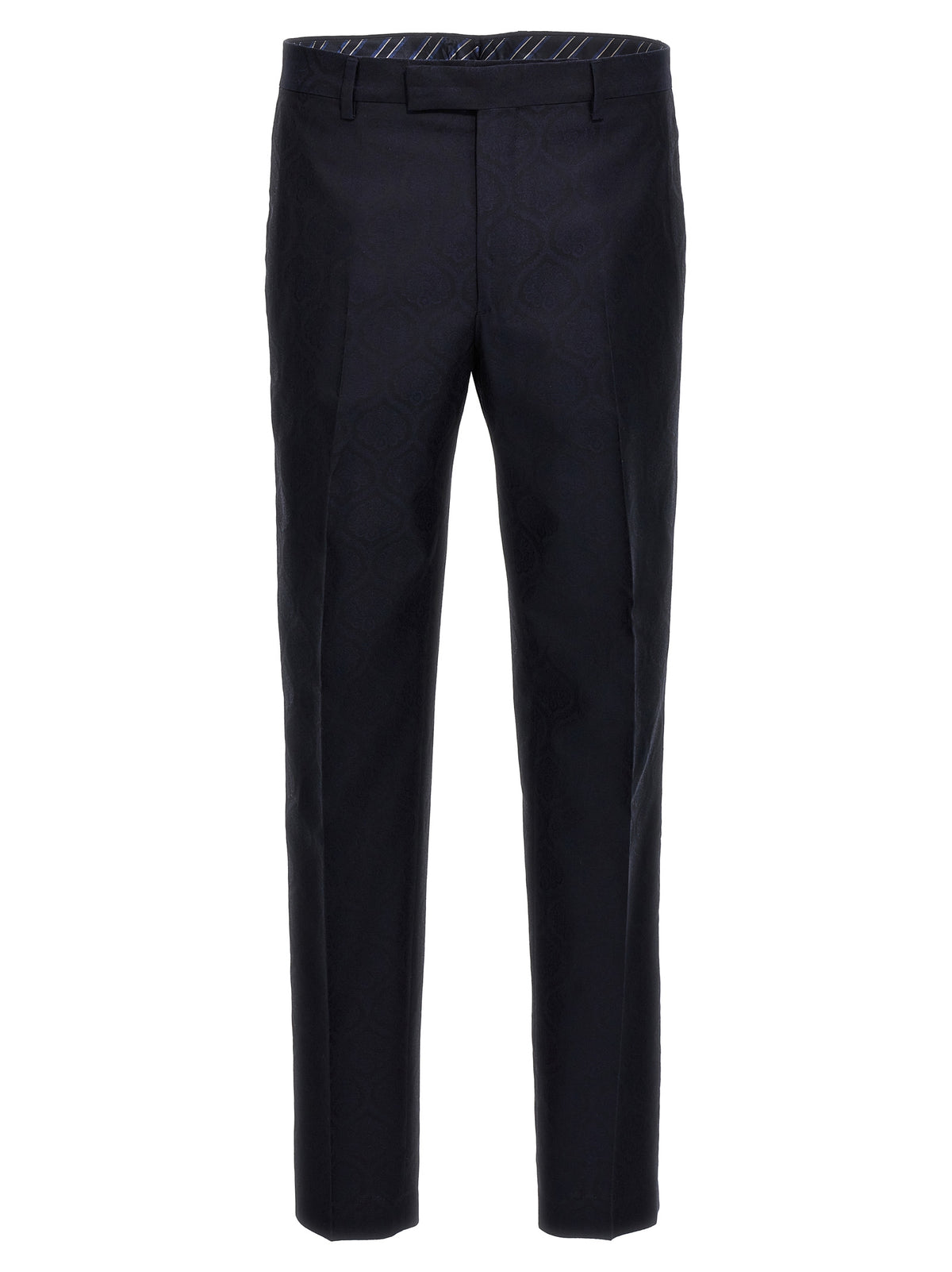 Etro Blue Cotton Dress Pants