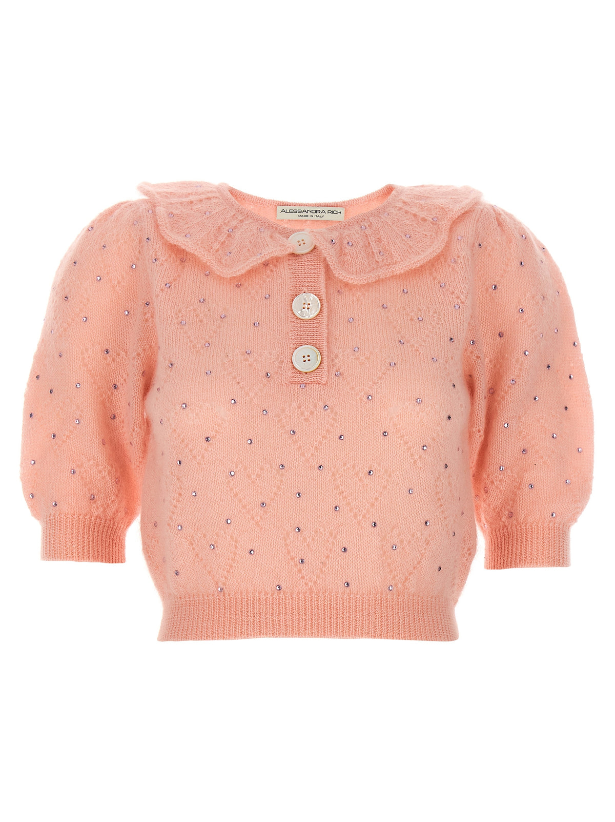 Alessandra Rich Multicolor Wool Cardigan
