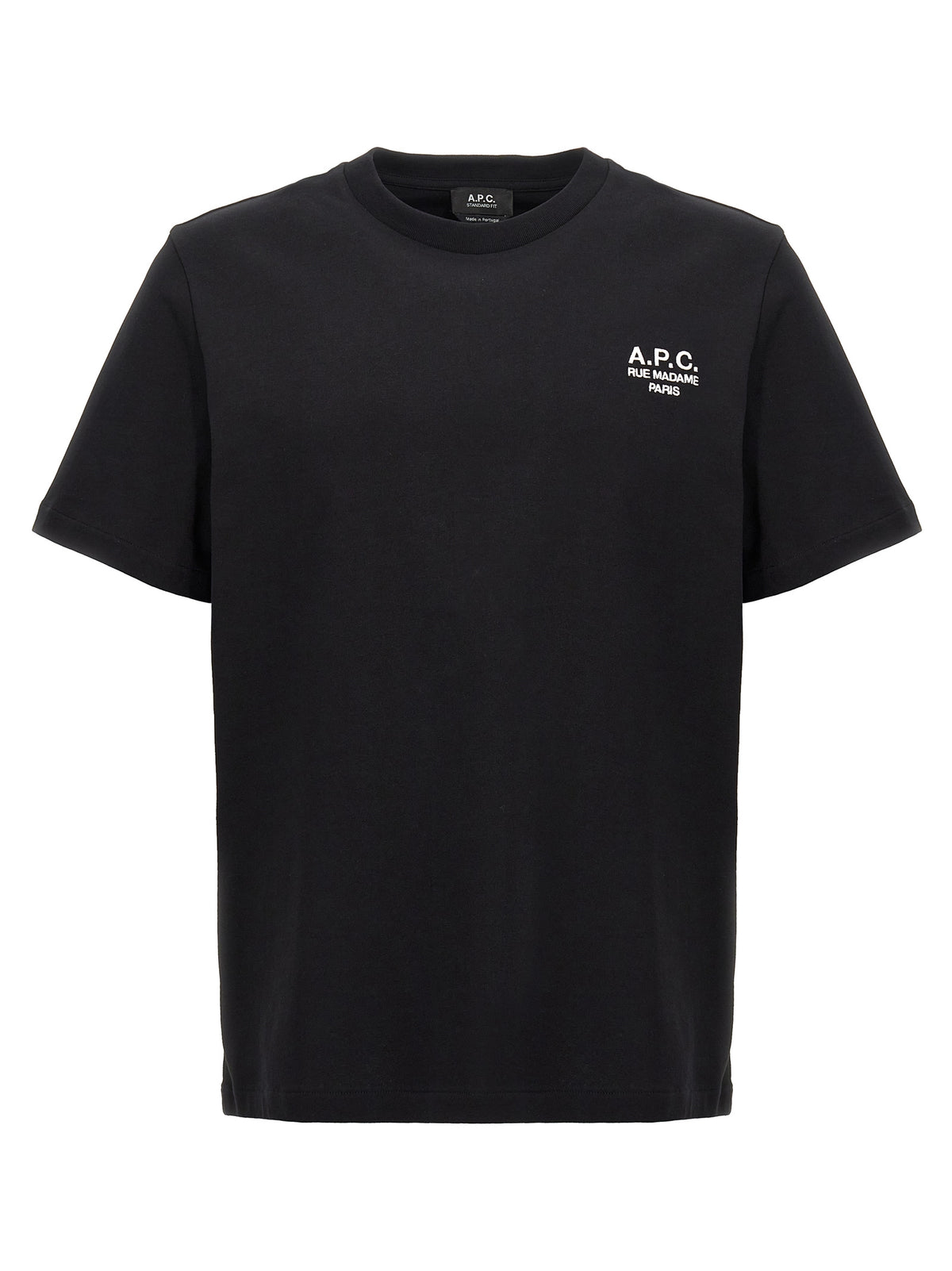 A.P.C. Black Cotton T-Shirt