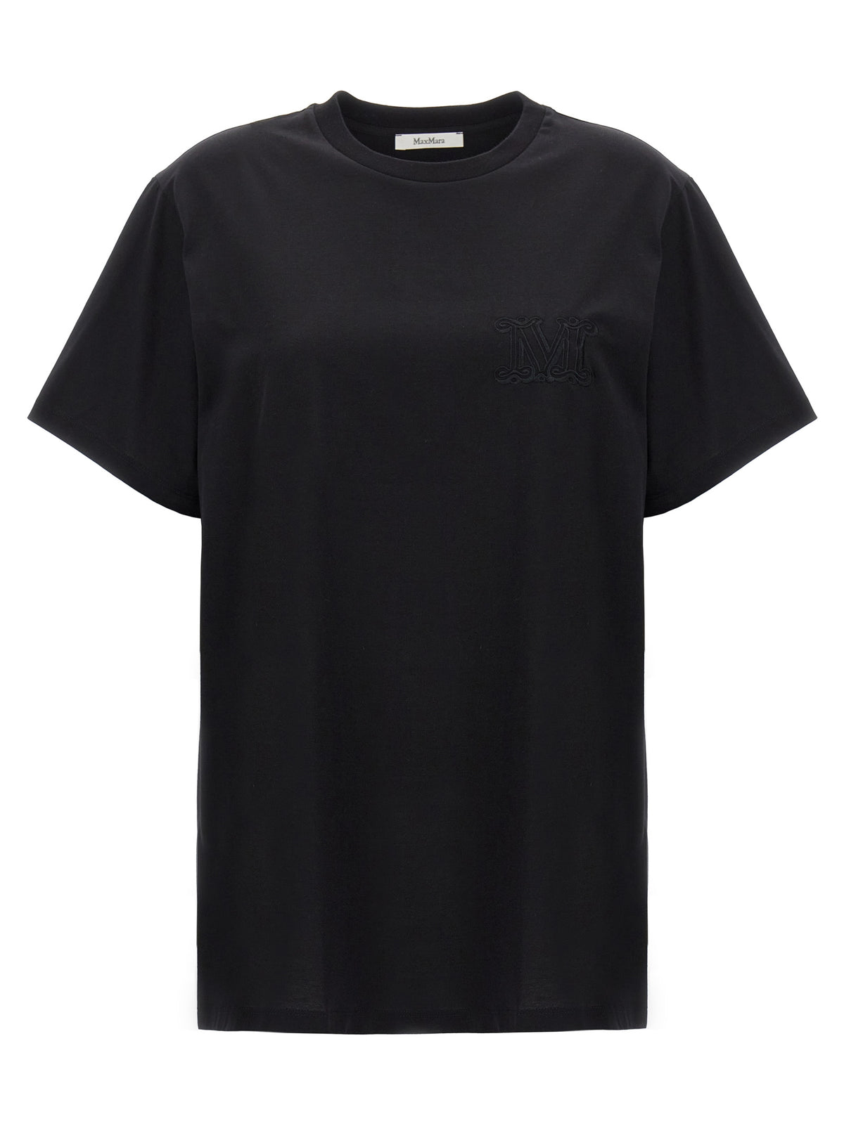 Max Mara Black Cotton T-Shirt