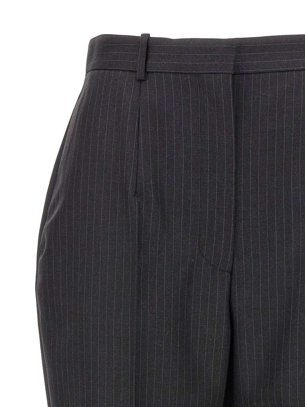 Alexander McQueen Gray Wool Dress Pants
