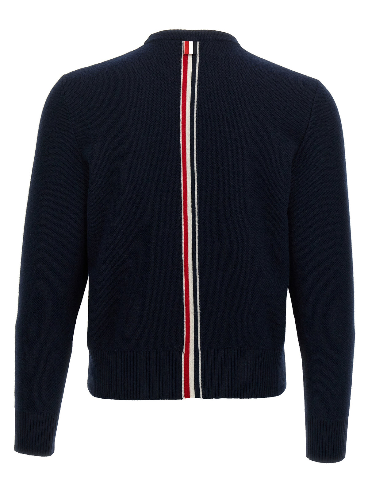 Thom Browne Blue Virgin Wool Cardigan