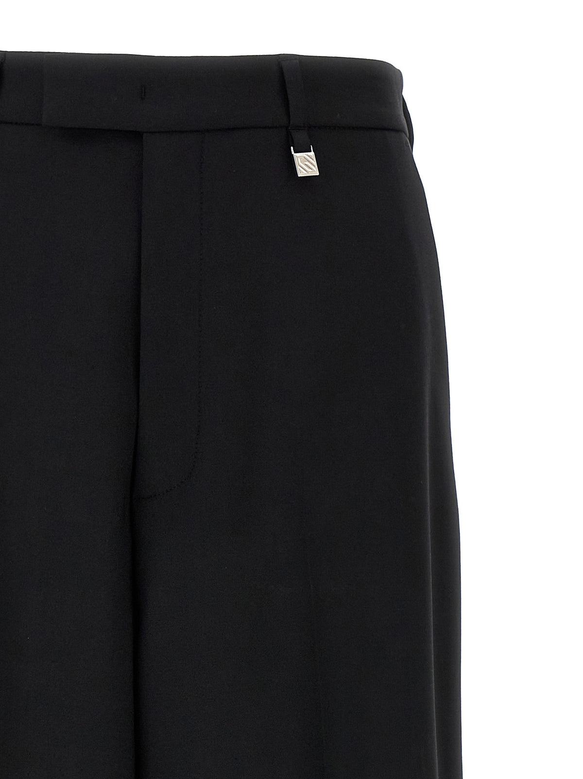 Giuseppe Di Morabito Black Virgin Wool Casual Pants