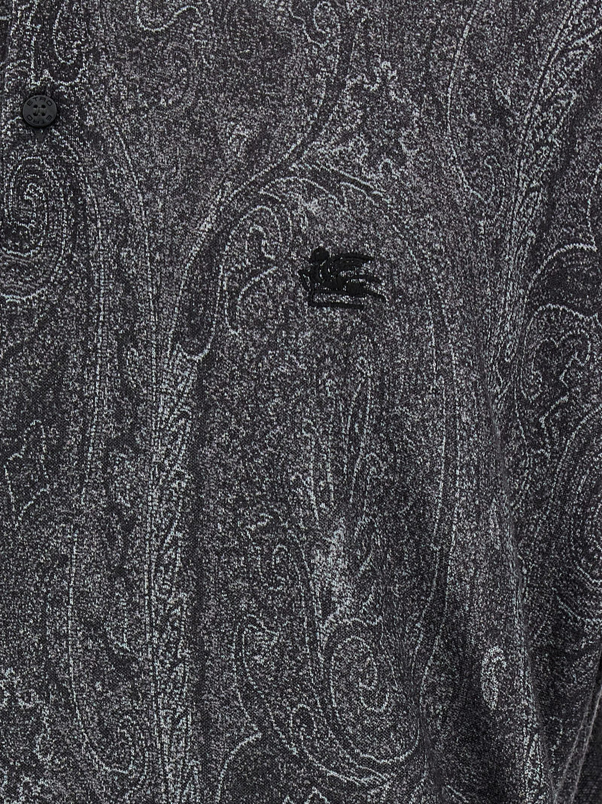 Etro Multicolor Silk Polo Shirt