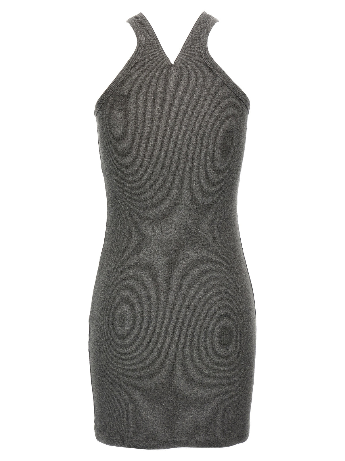 Courrèges Gray Cotton Short Dress