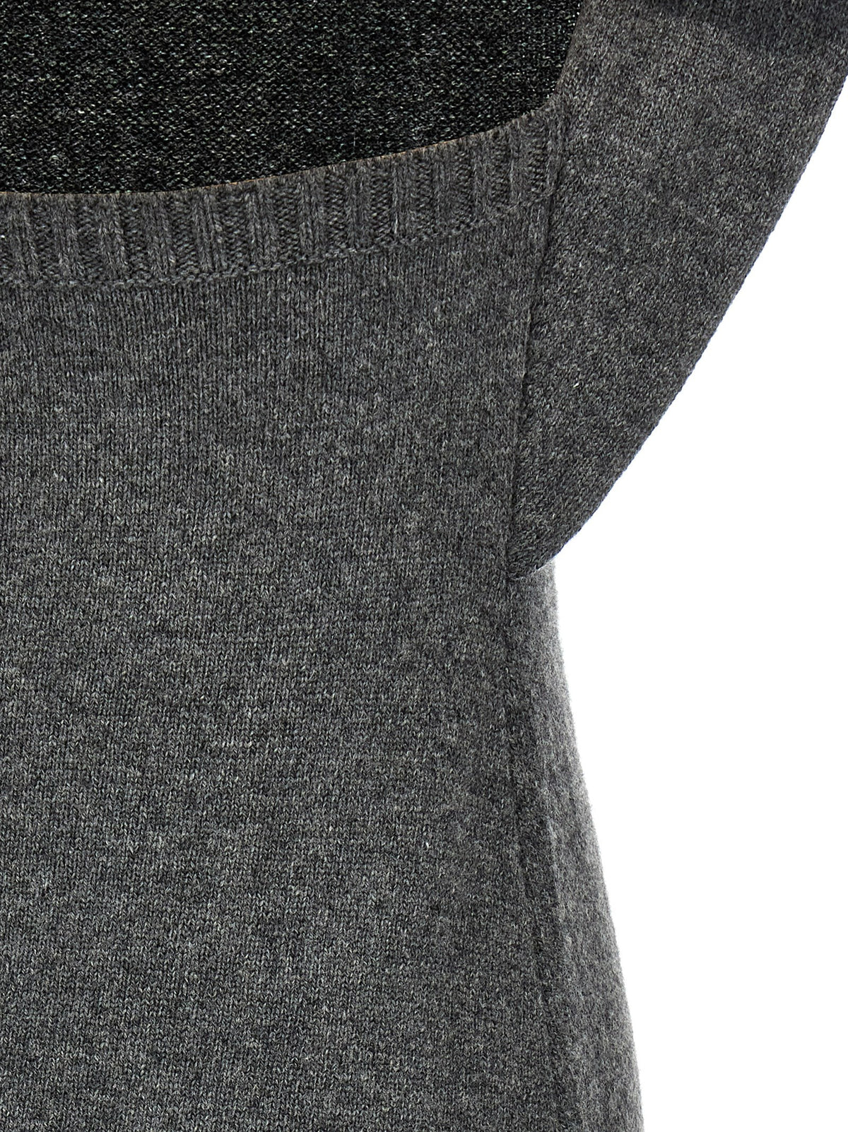 Courrèges Gray Wool Midi Dress