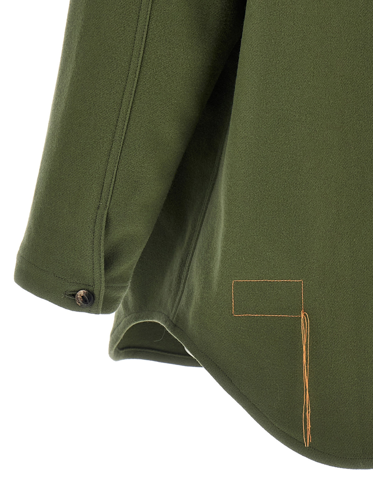 Fortela Bicolor Virgin Wool Blouse