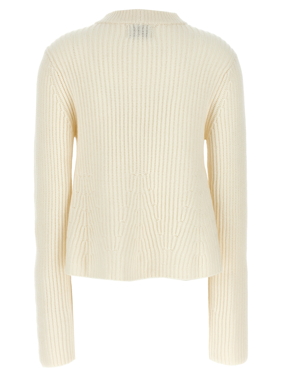 Loulou De Saison White Cashmere Cardigan