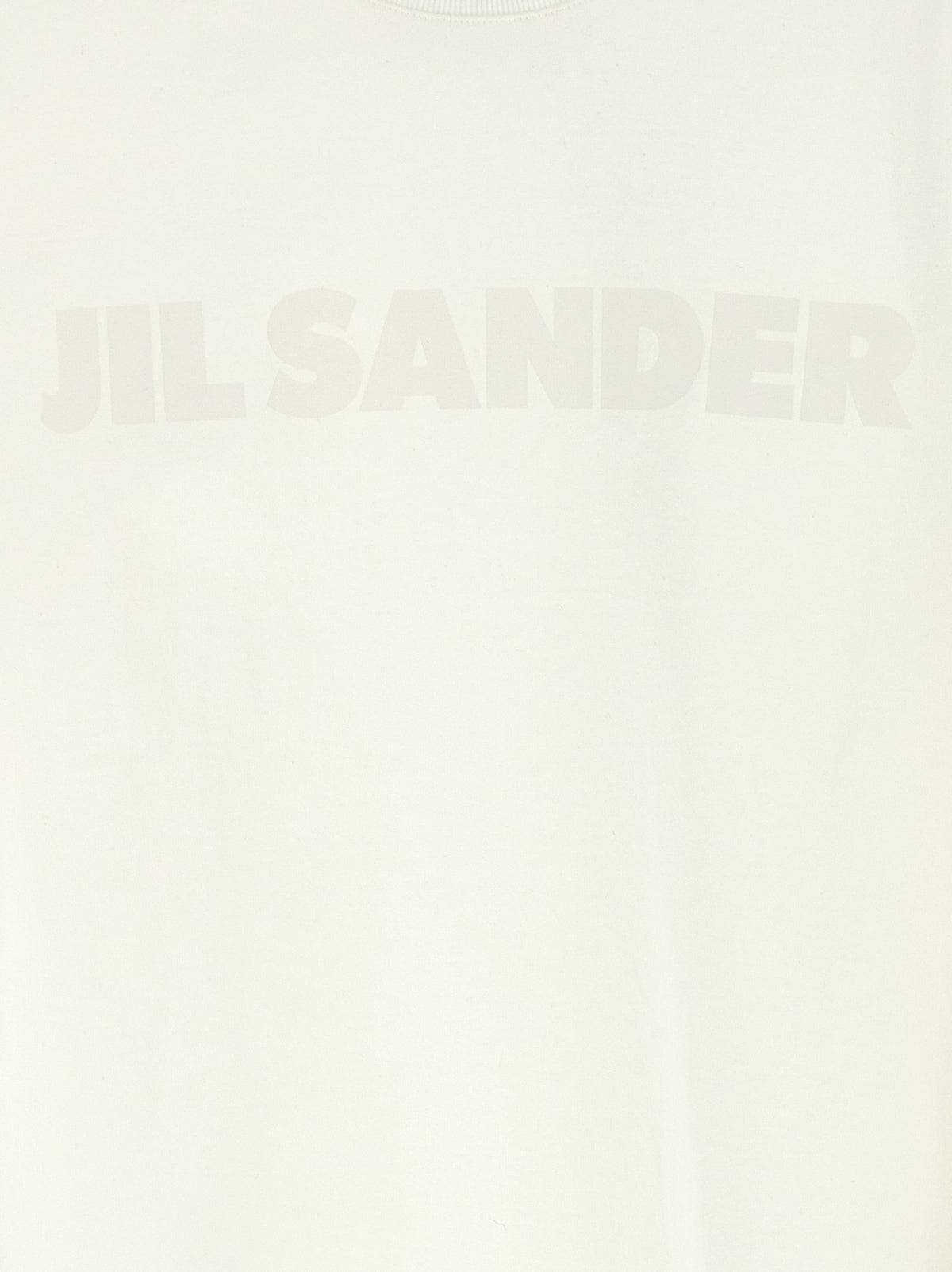 Jil Sander White Cotton Long Sleeve T-Shirt