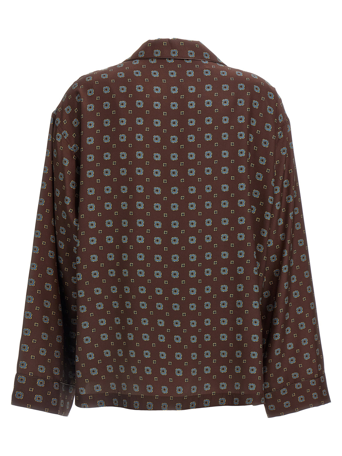 Moschino Brown Silk Blouse