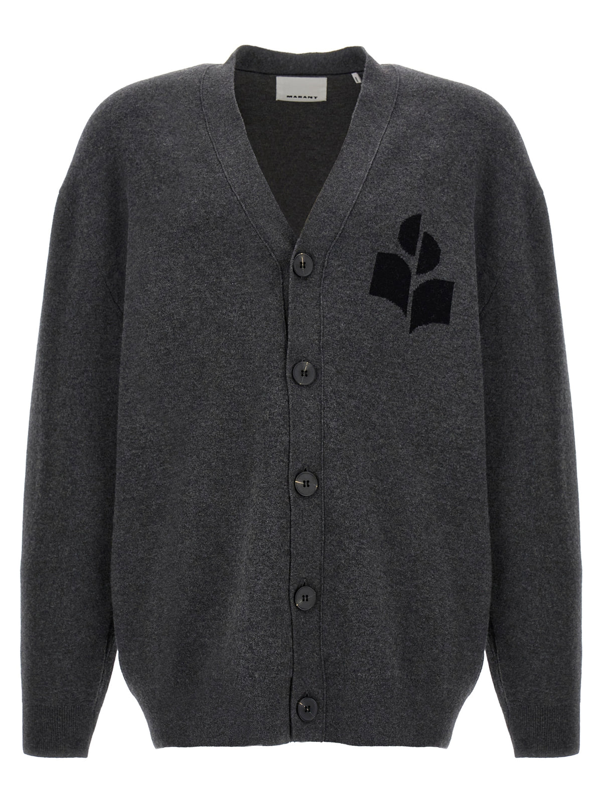 Isabel Marant Gray Cotton Cardigan