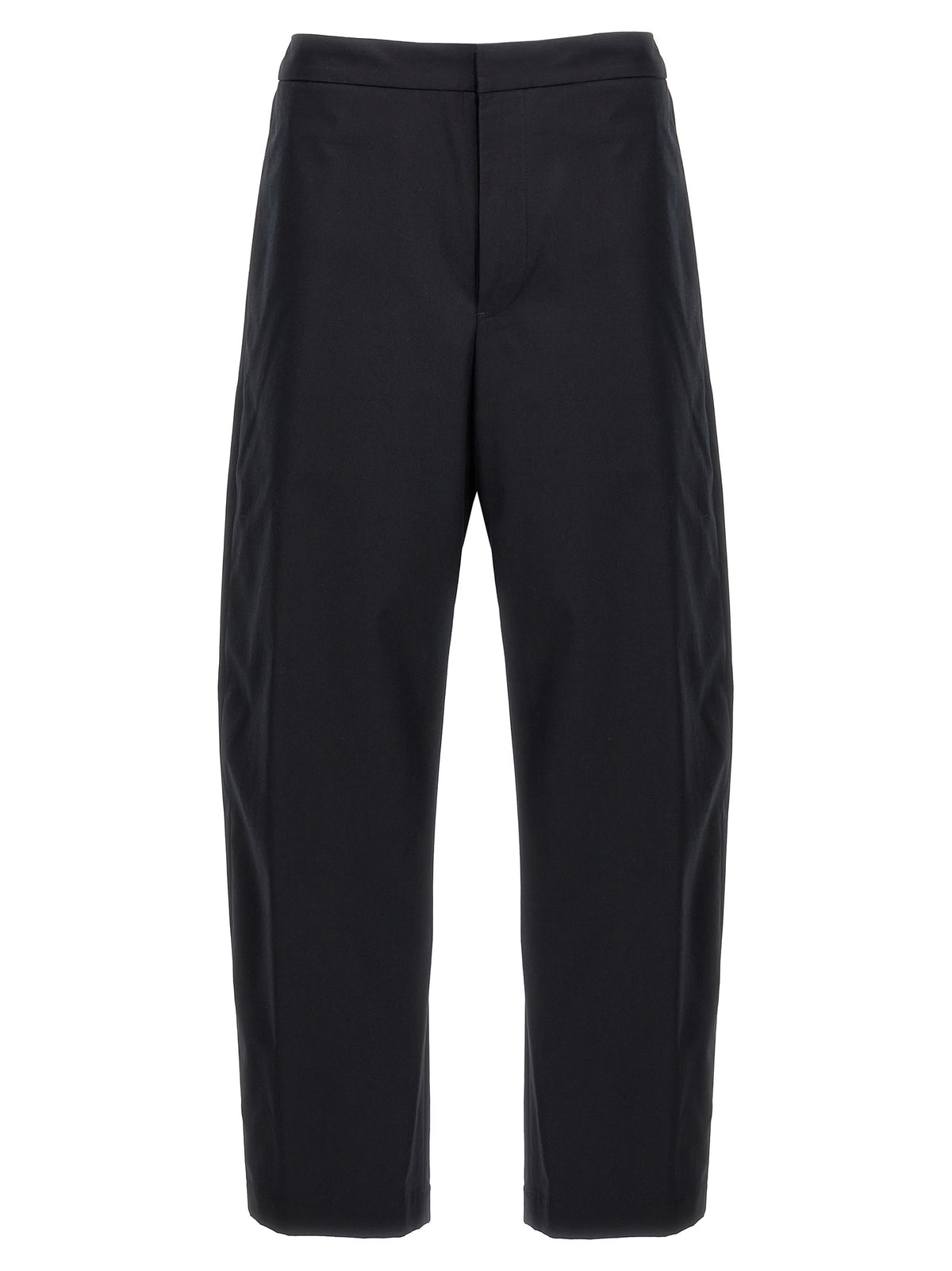 Jil Sander Blue Cotton Casual Pants