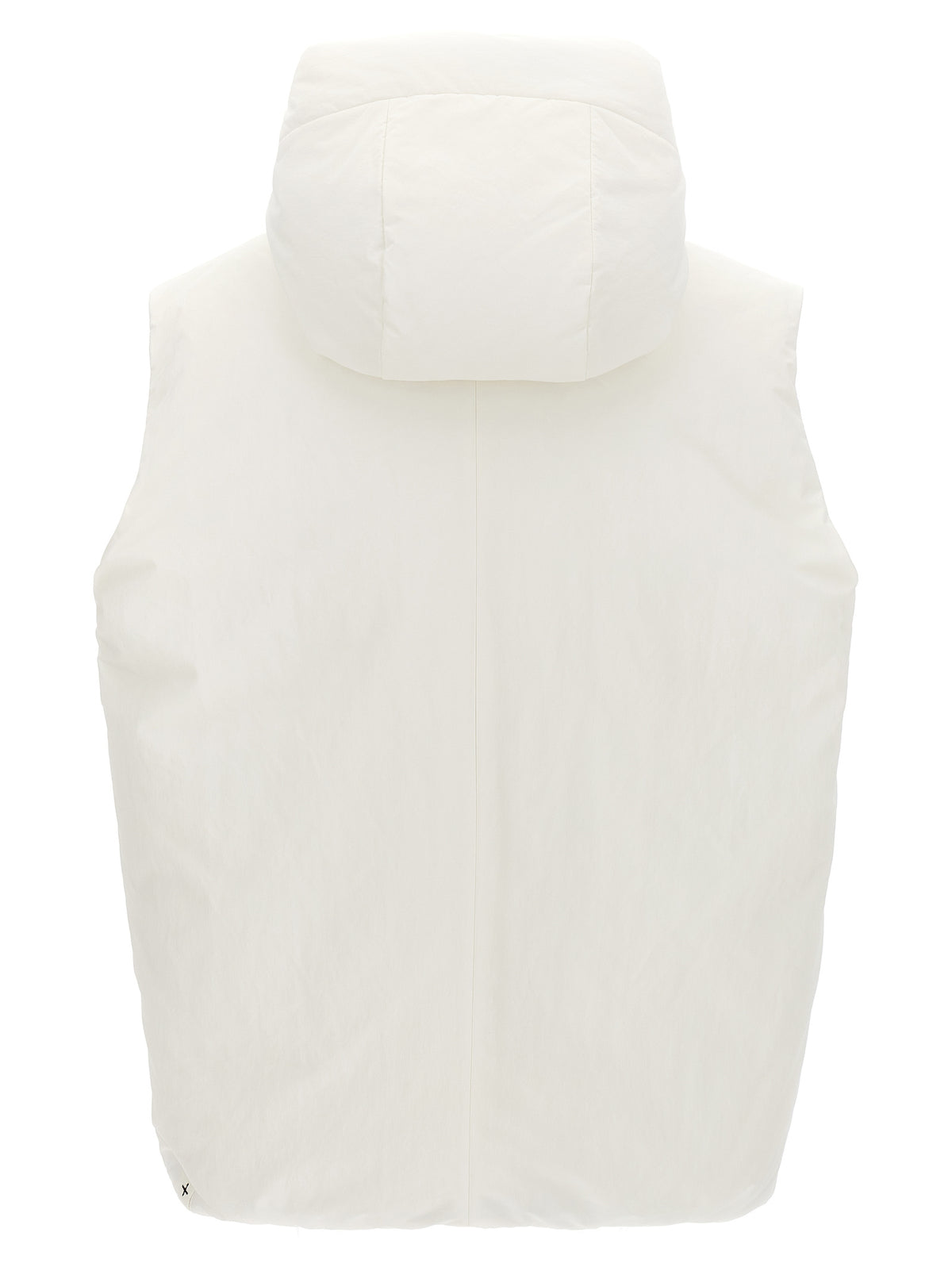 Jil Sander White Polyester Sleeveless Jacket