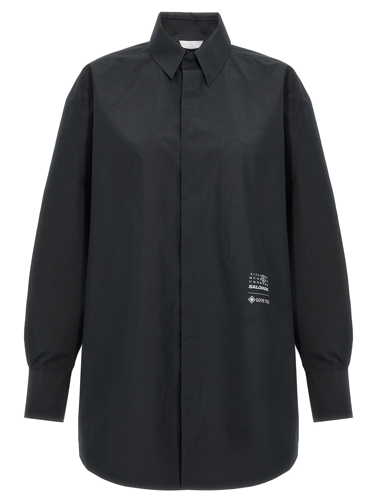 MM6 Maison Margiela Black Polyester Blouse