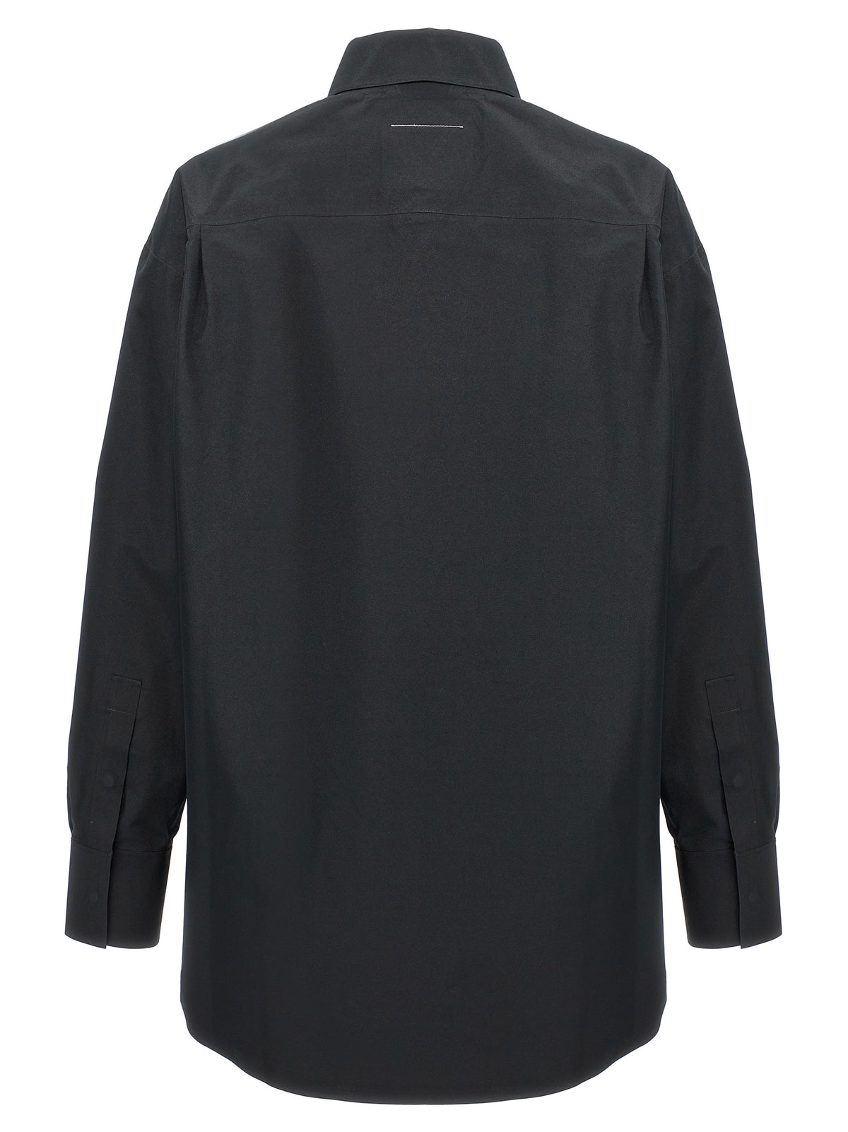 MM6 Maison Margiela Black Polyester Blouse