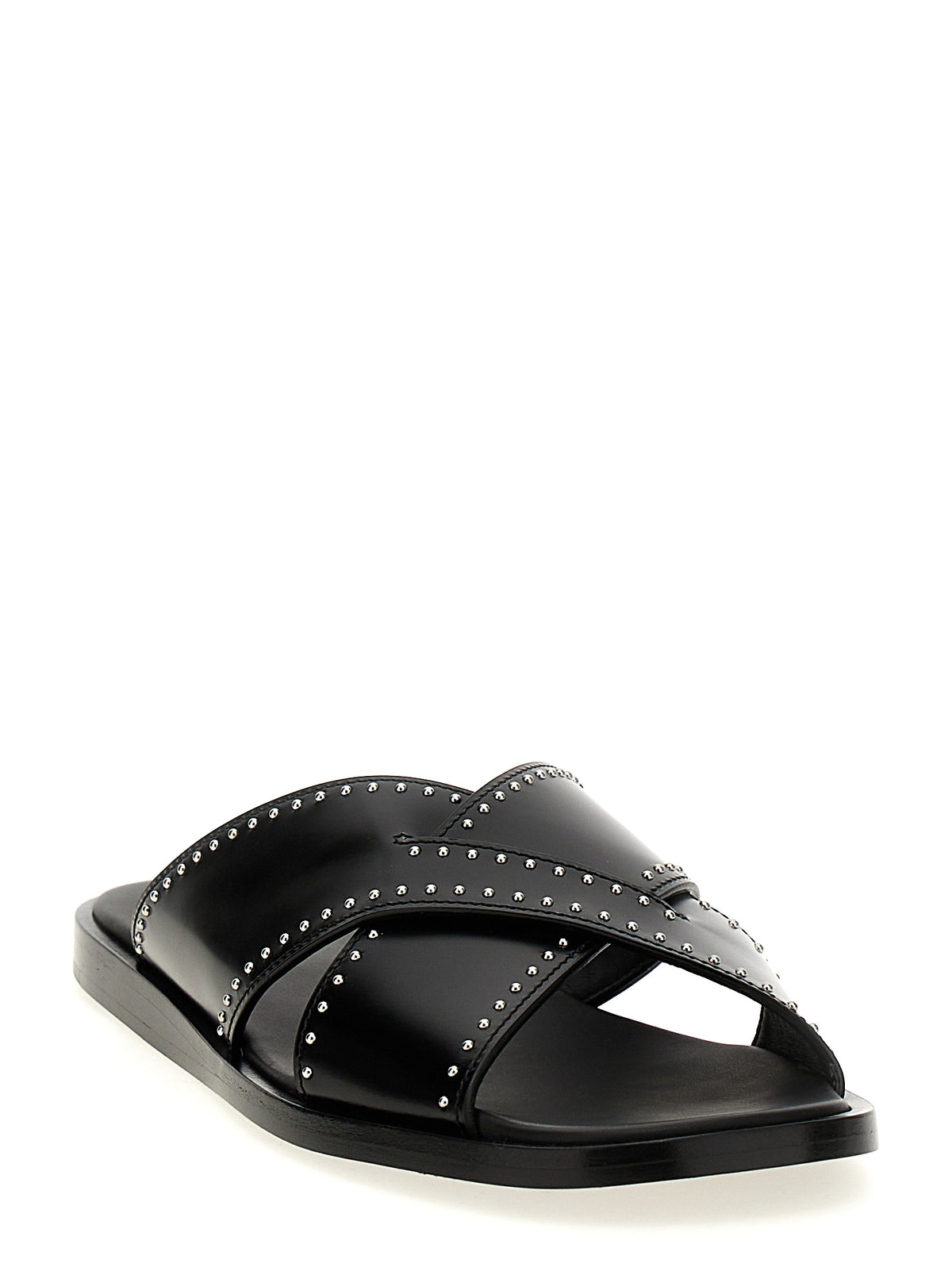 Church's Black Calf Leather Bos Taurus Slides