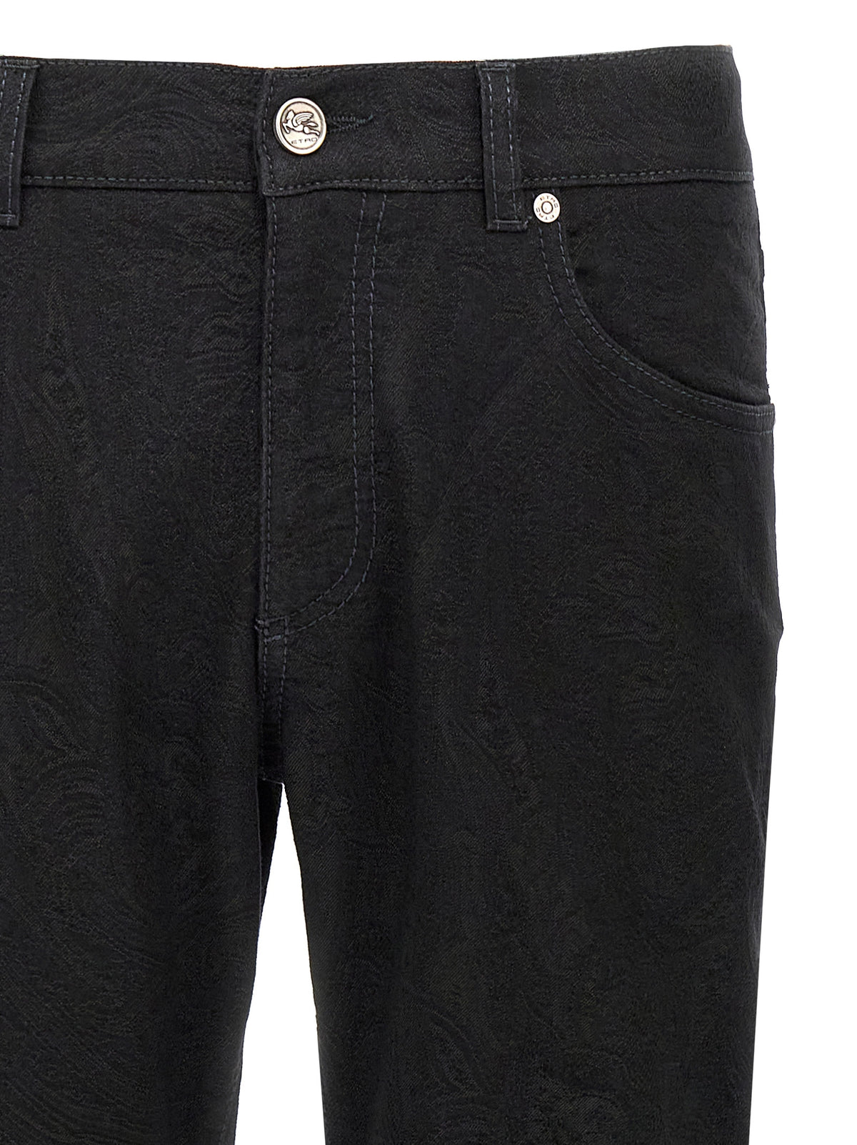 Etro Black Cotton Jeans Denim