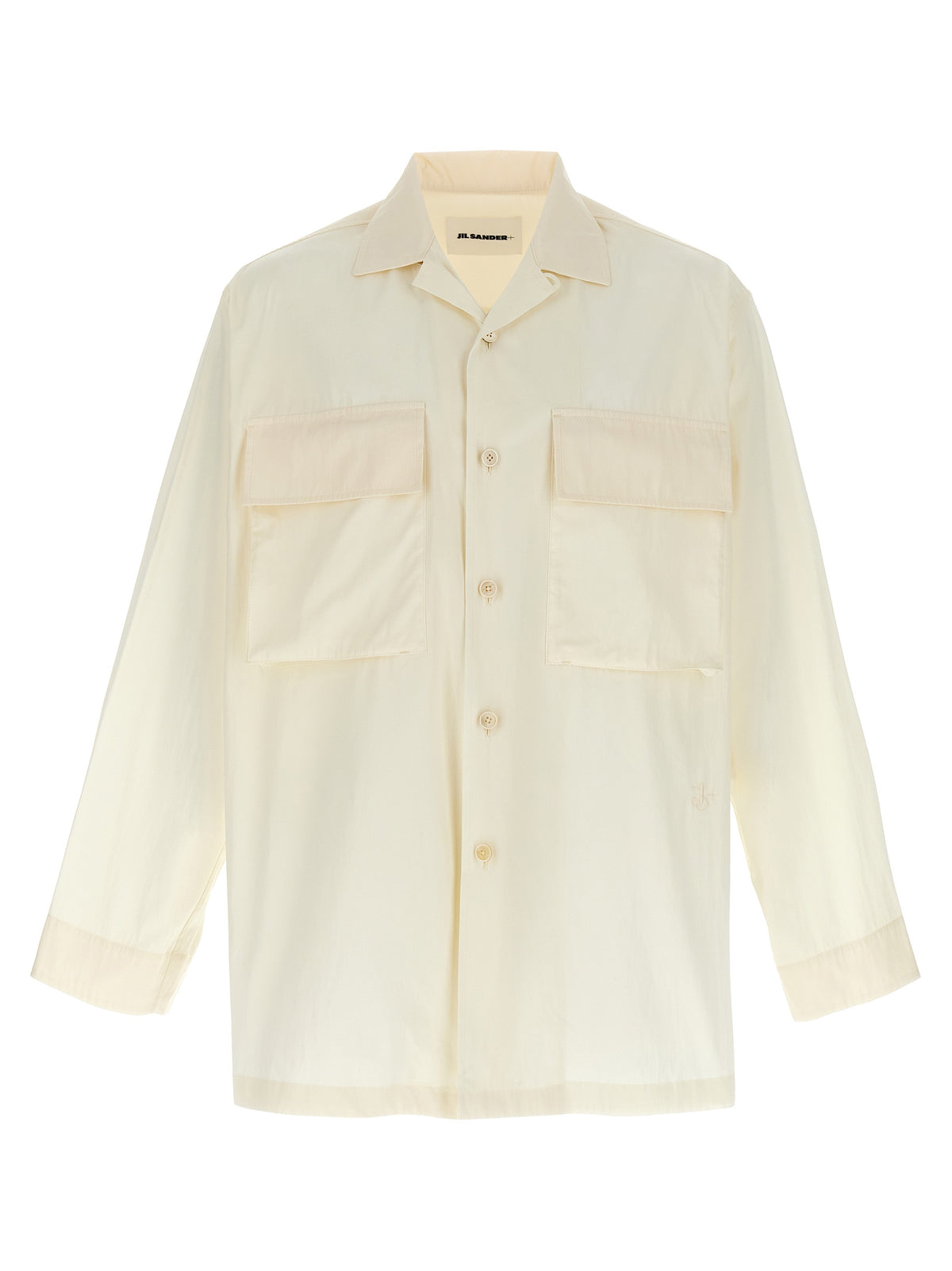Jil Sander White Cotton Blouse