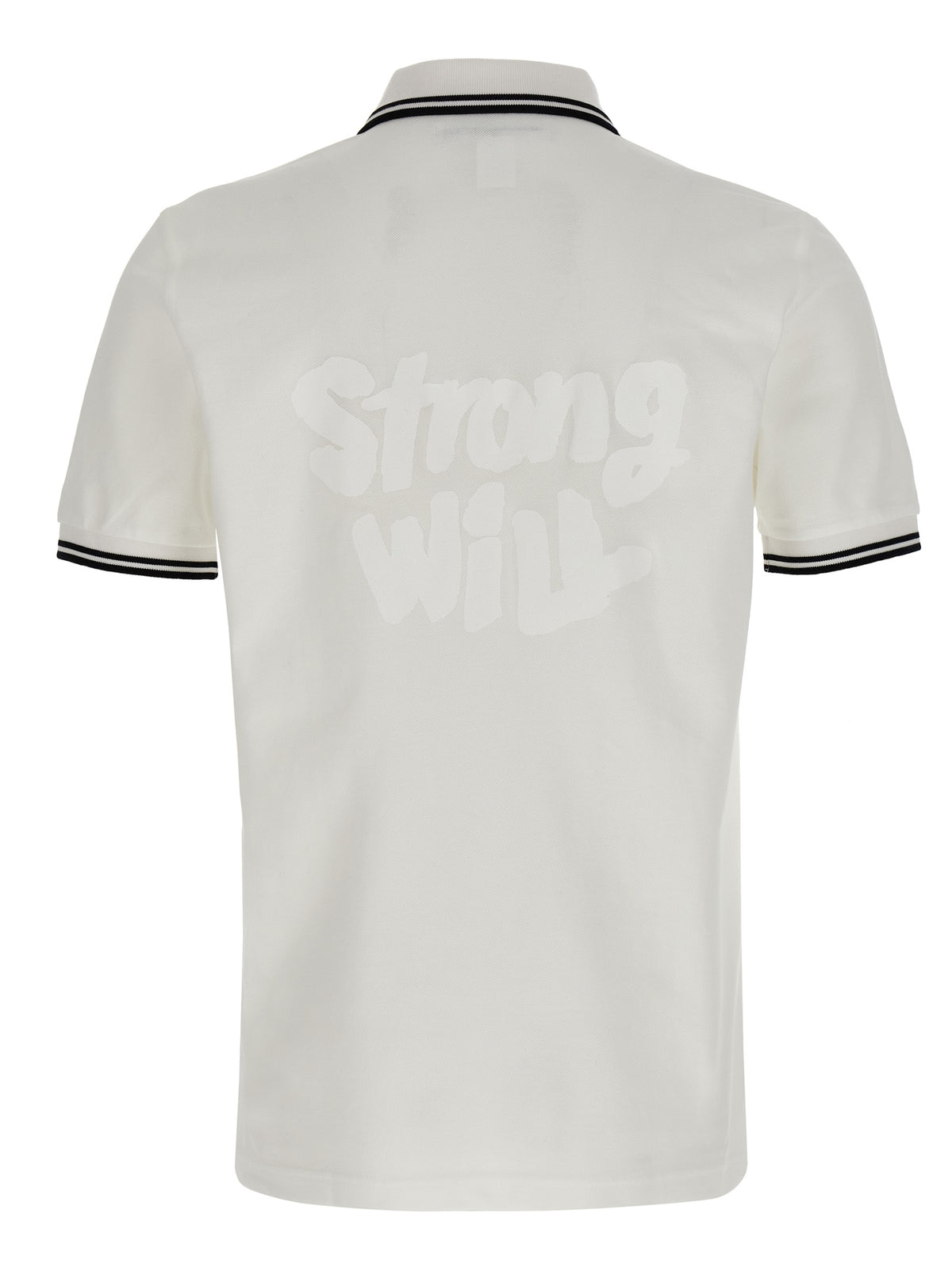 Comme Des Garçons White Cotton Polo Shirt