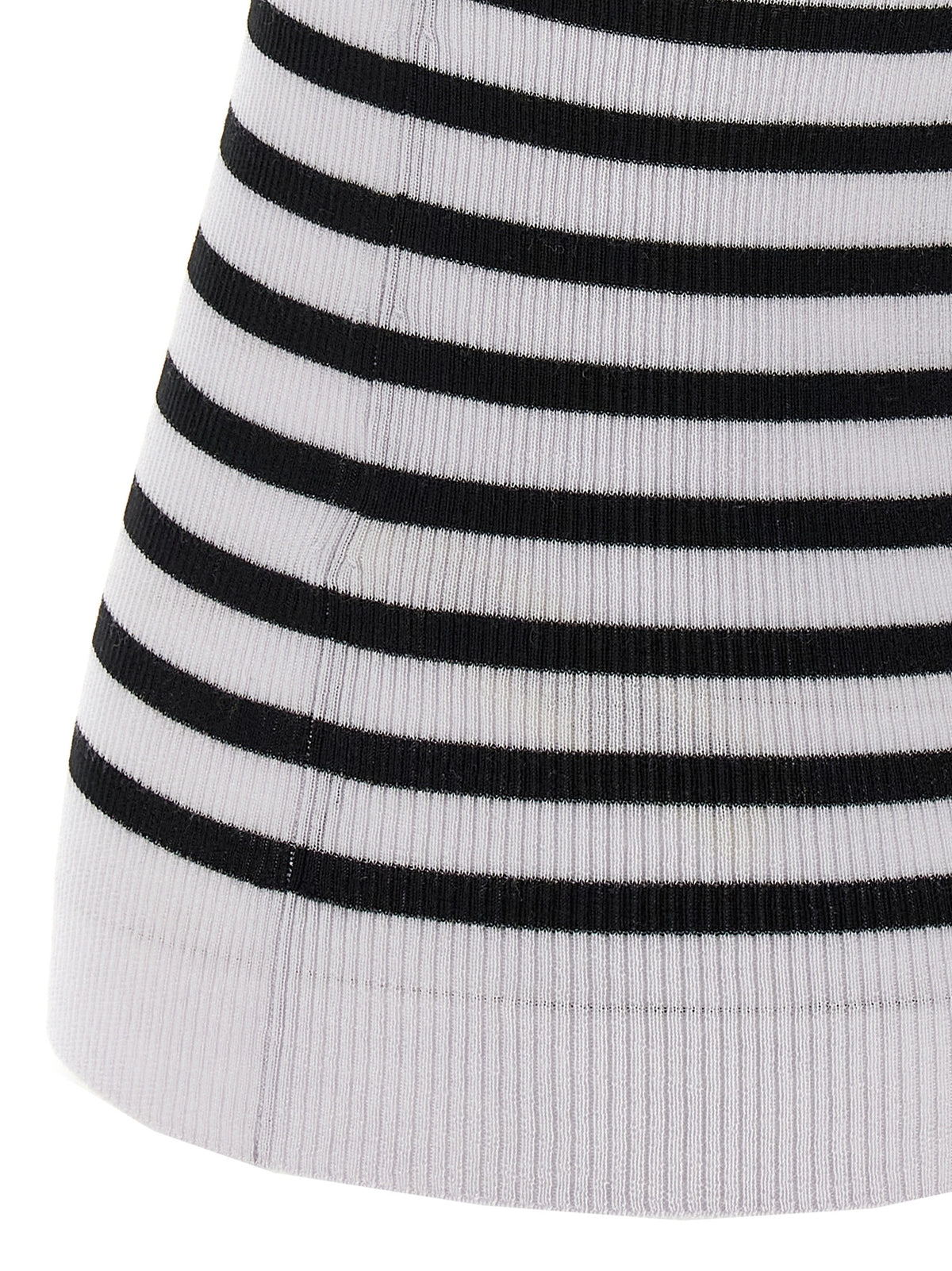 Khaite Bicolor Wool Sleeveles T-Shirt