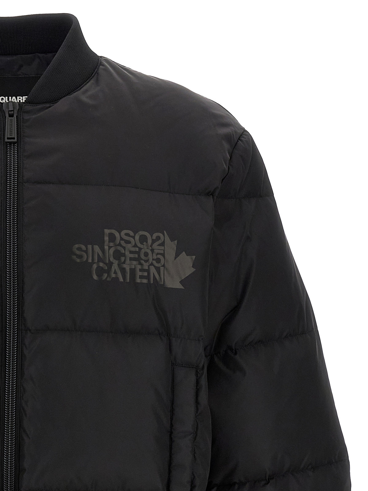 Dsquared² Black Polyamide Bomber